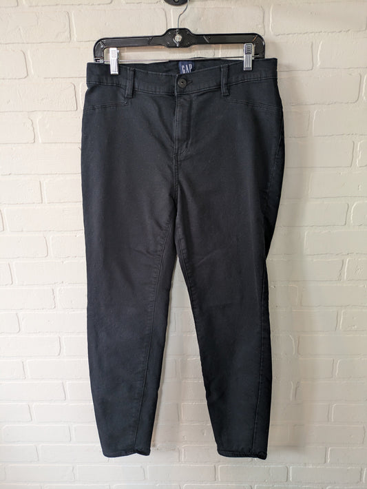 Black Denim Jeans Skinny Gap, Size 12