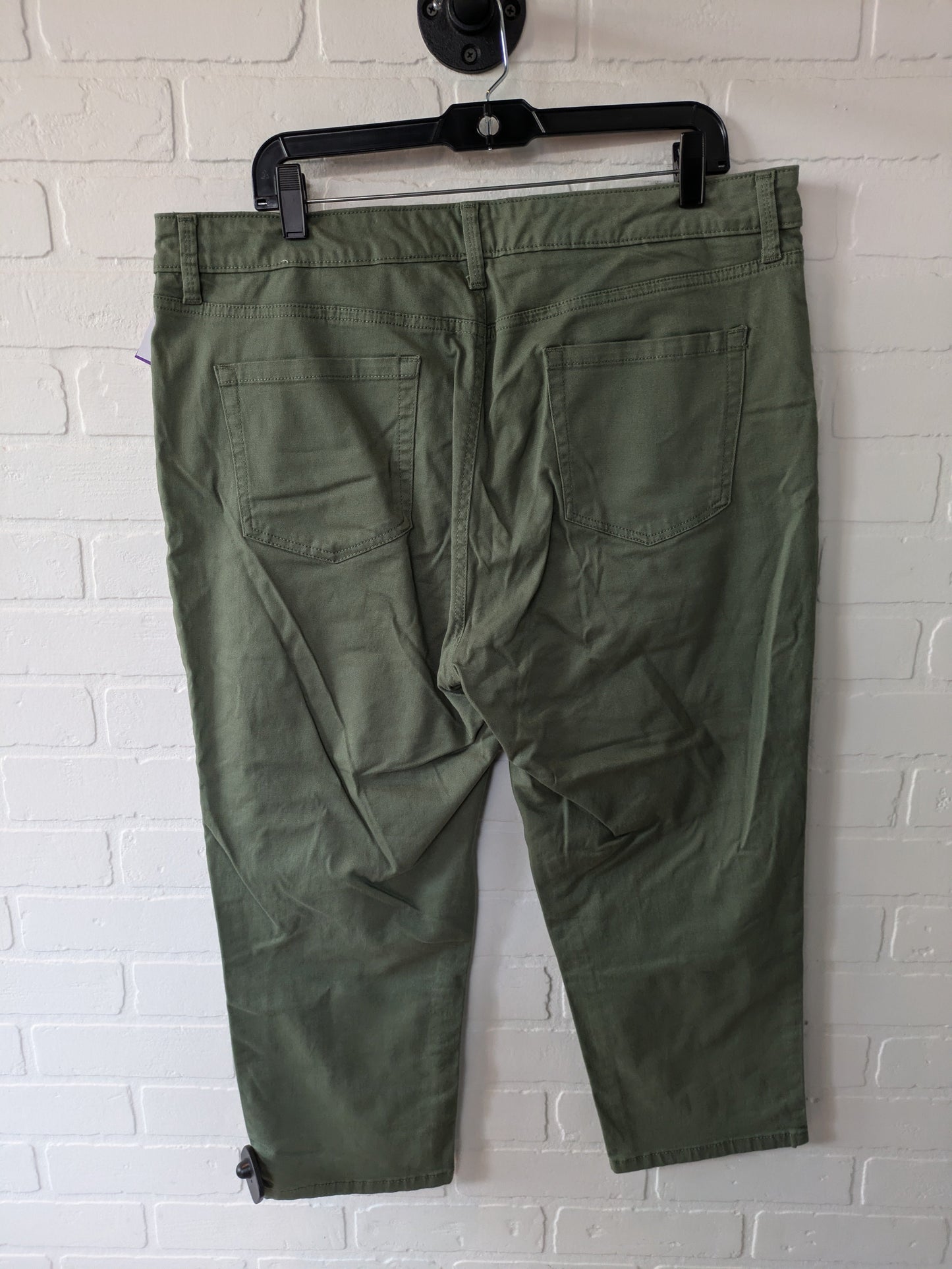 Green Jeans Straight Charter Club, Size 18