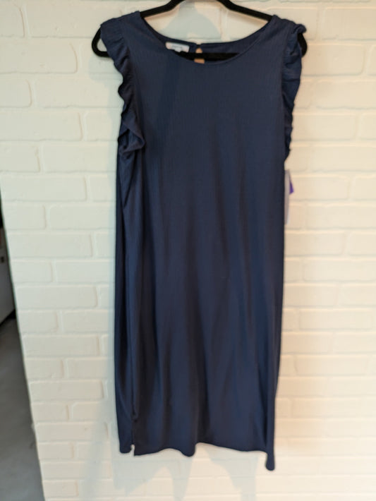 Navy Dress Casual Midi Maurices, Size 1x