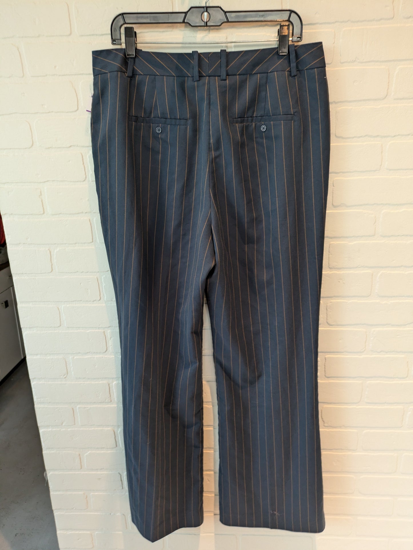 Blue & Brown Pants Dress Worthington, Size 12