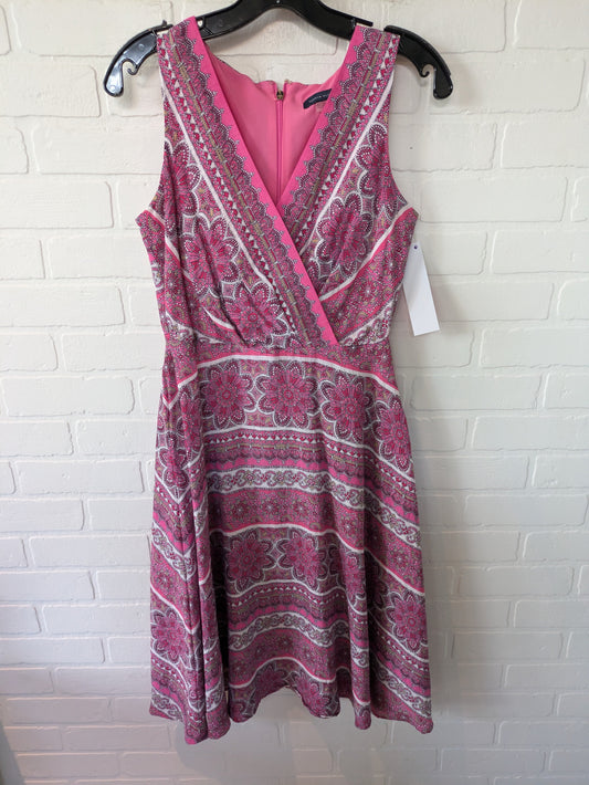 Purple & White Dress Casual Maxi Tommy Hilfiger, Size Xs