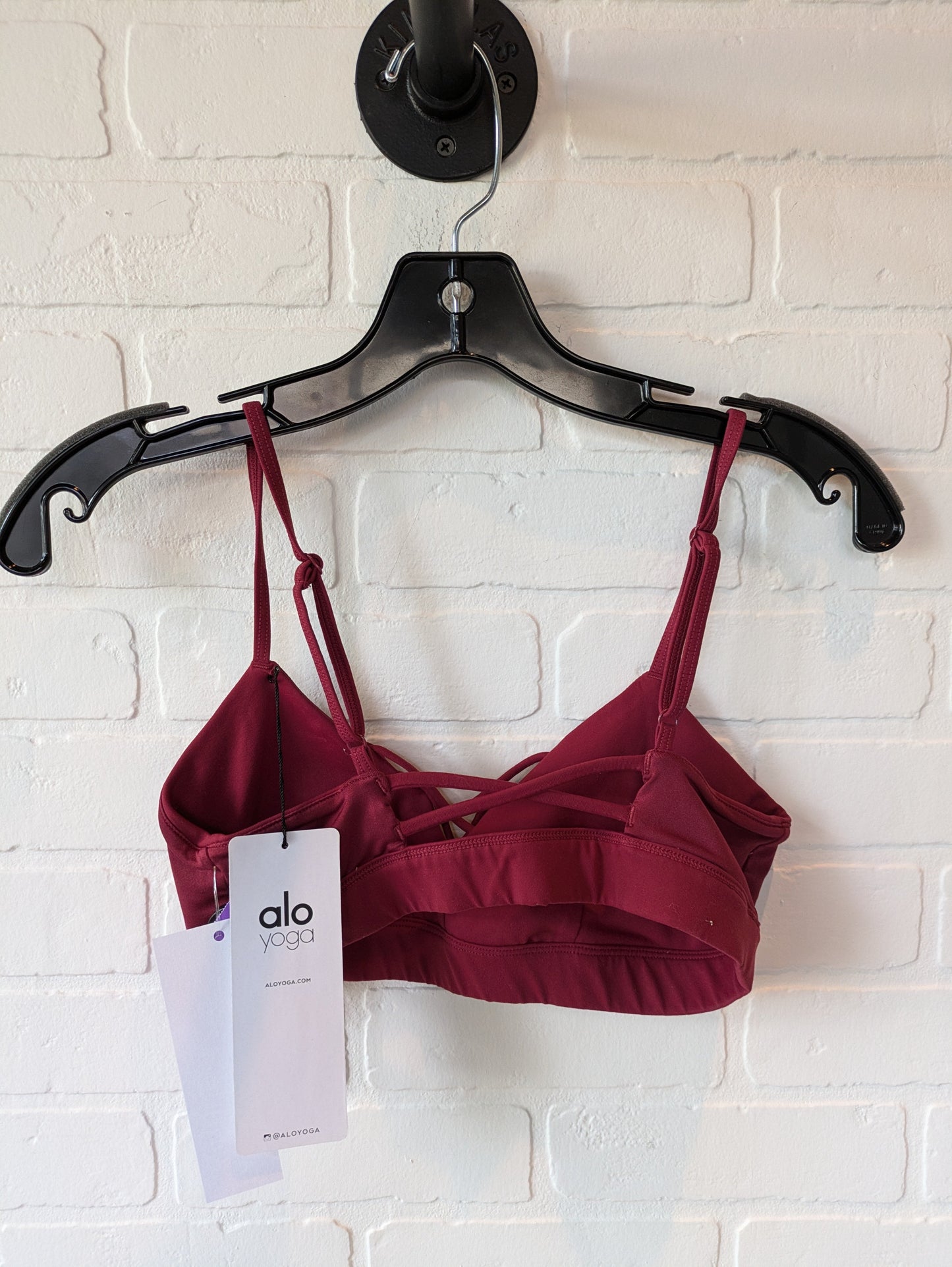 Red Athletic Bra Alo, Size Xs