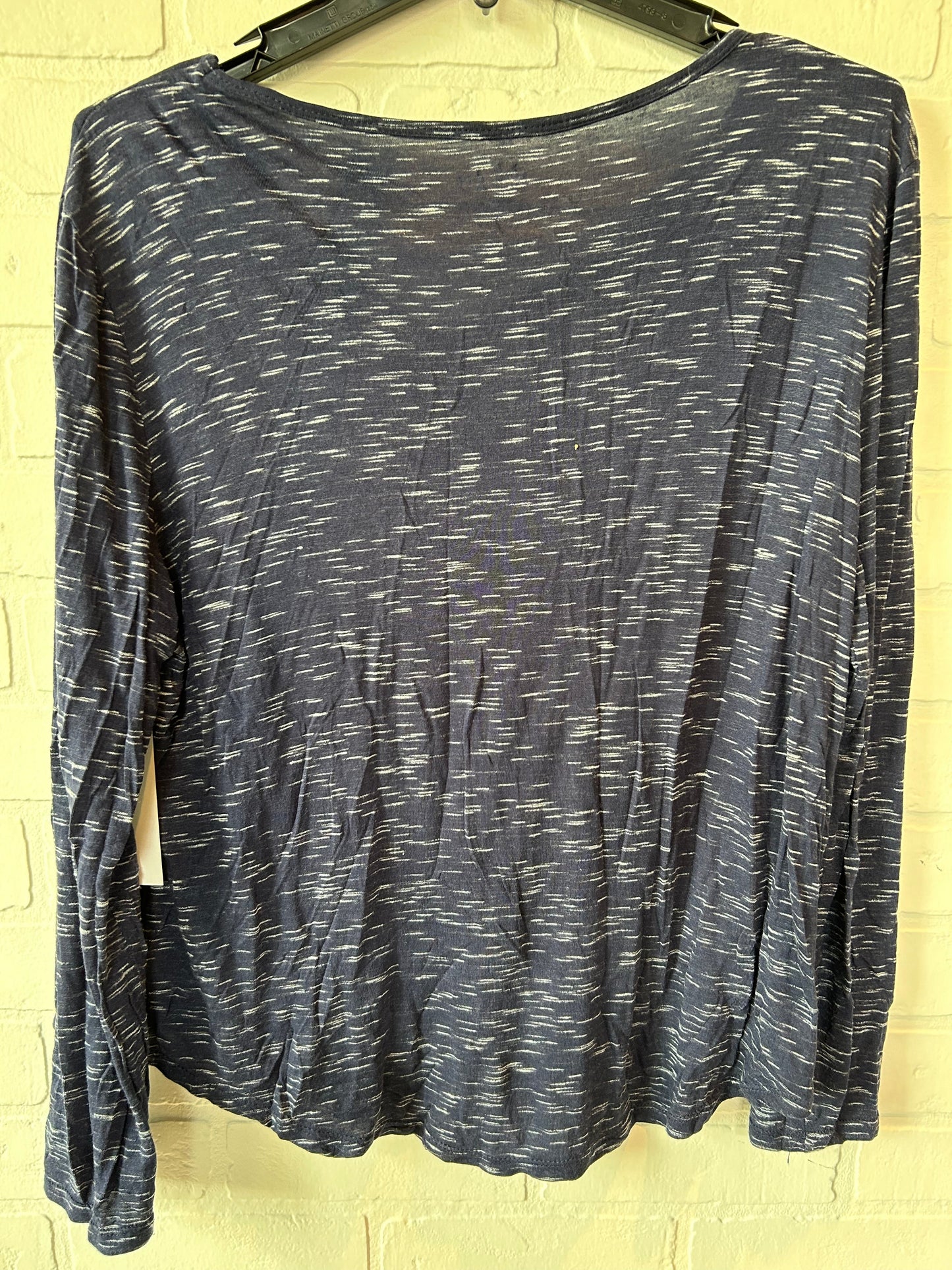 Blue & White Top Long Sleeve Style And Company, Size M
