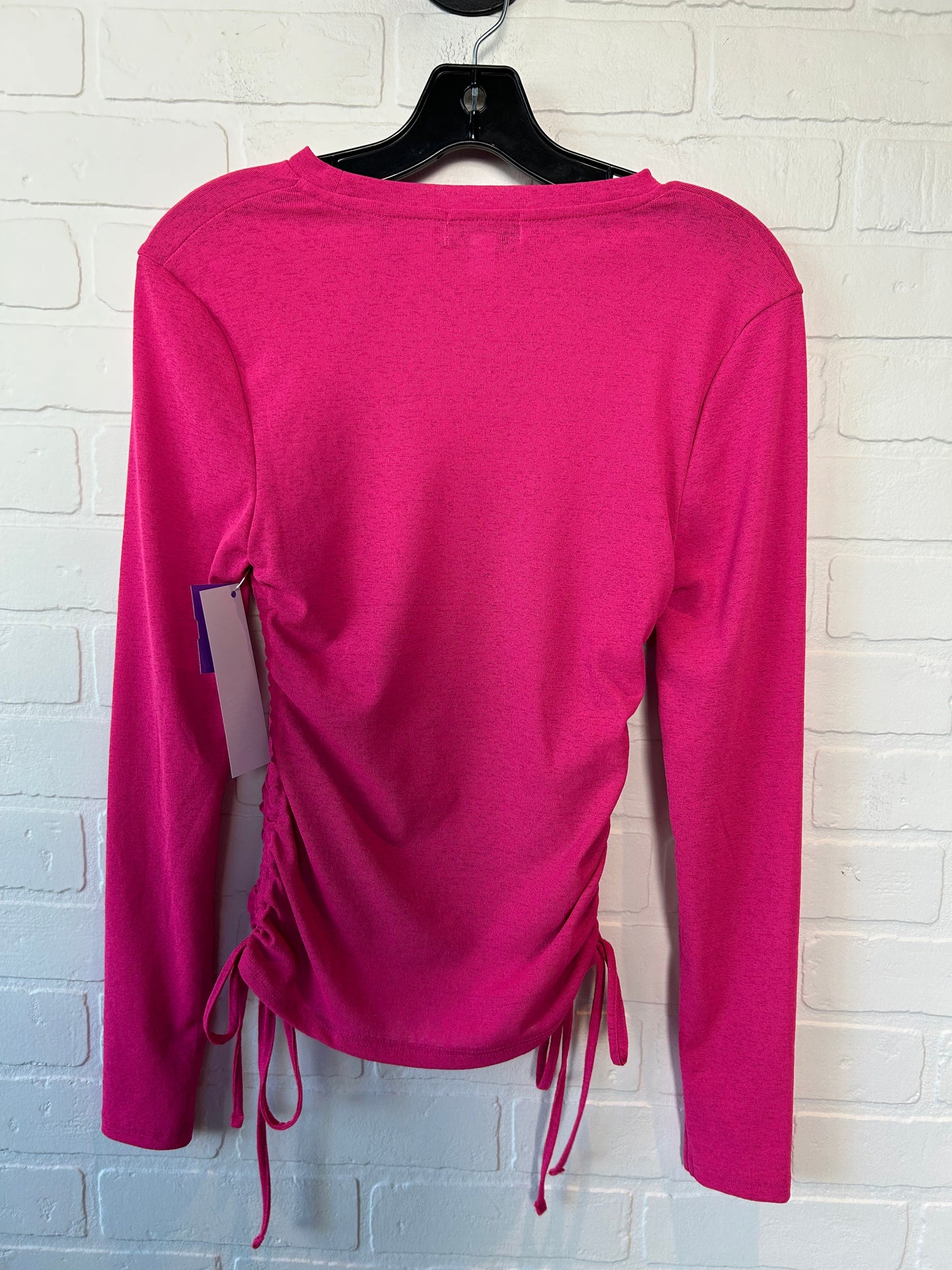 Pink Top Long Sleeve Top Shop, Size S