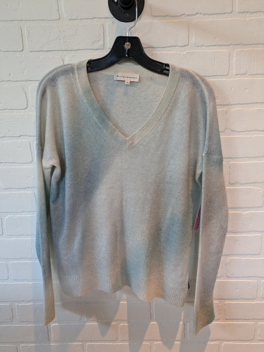Blue & Green Sweater White And Warren, Size Xs