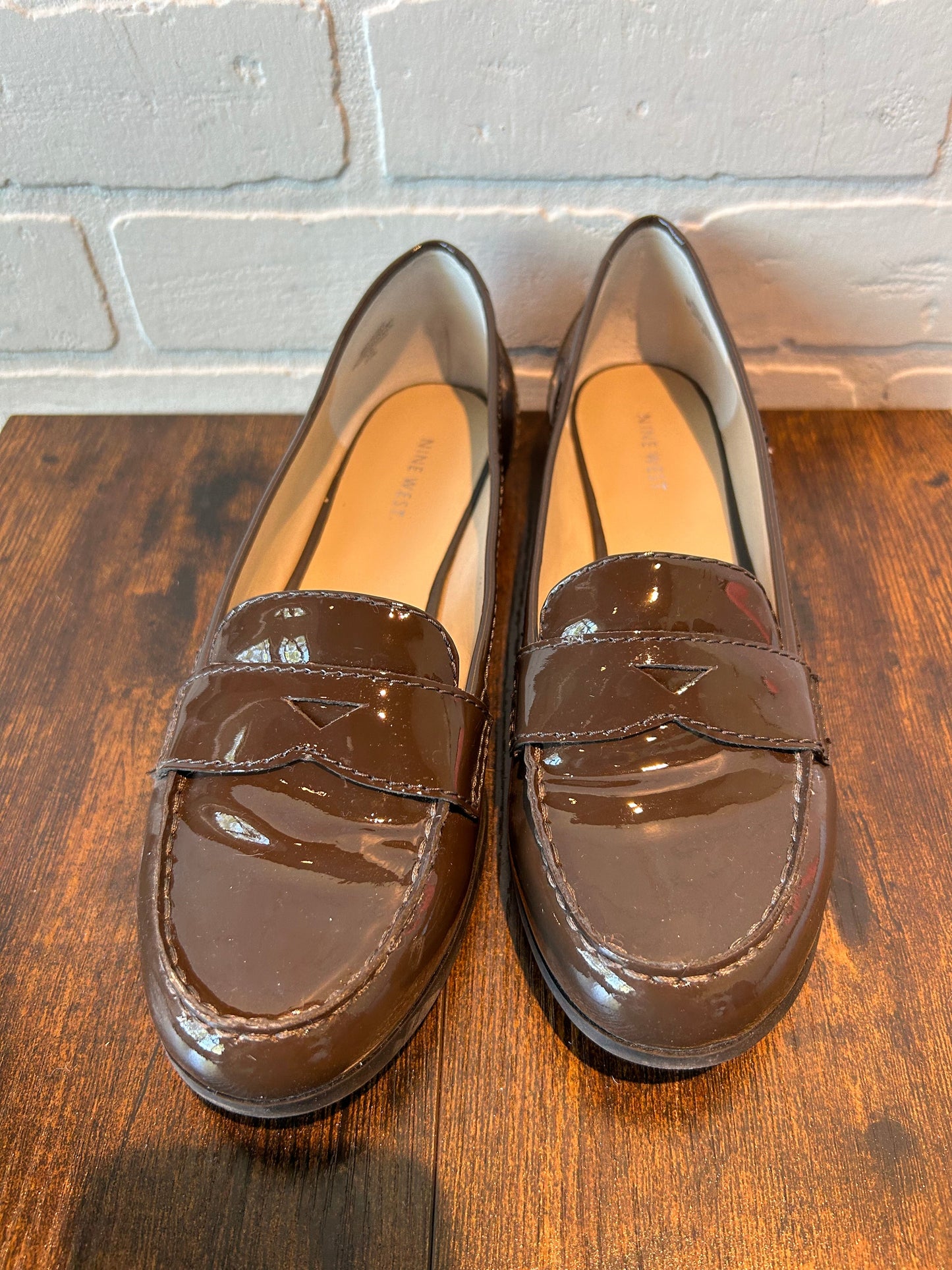 Brown Shoes Flats Nine West, Size 9.5