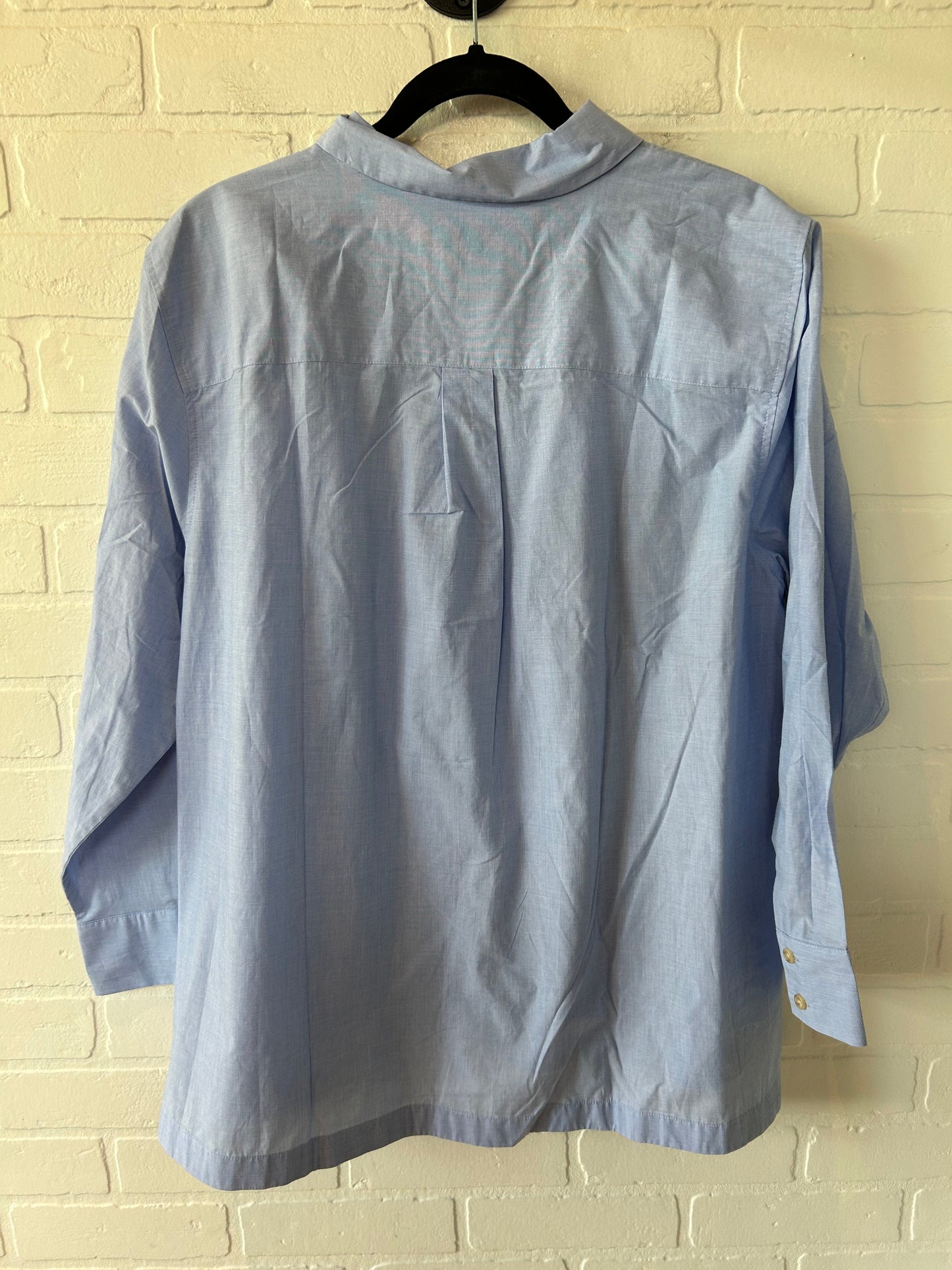 Blue Blouse Long Sleeve Talbots, Size 3x