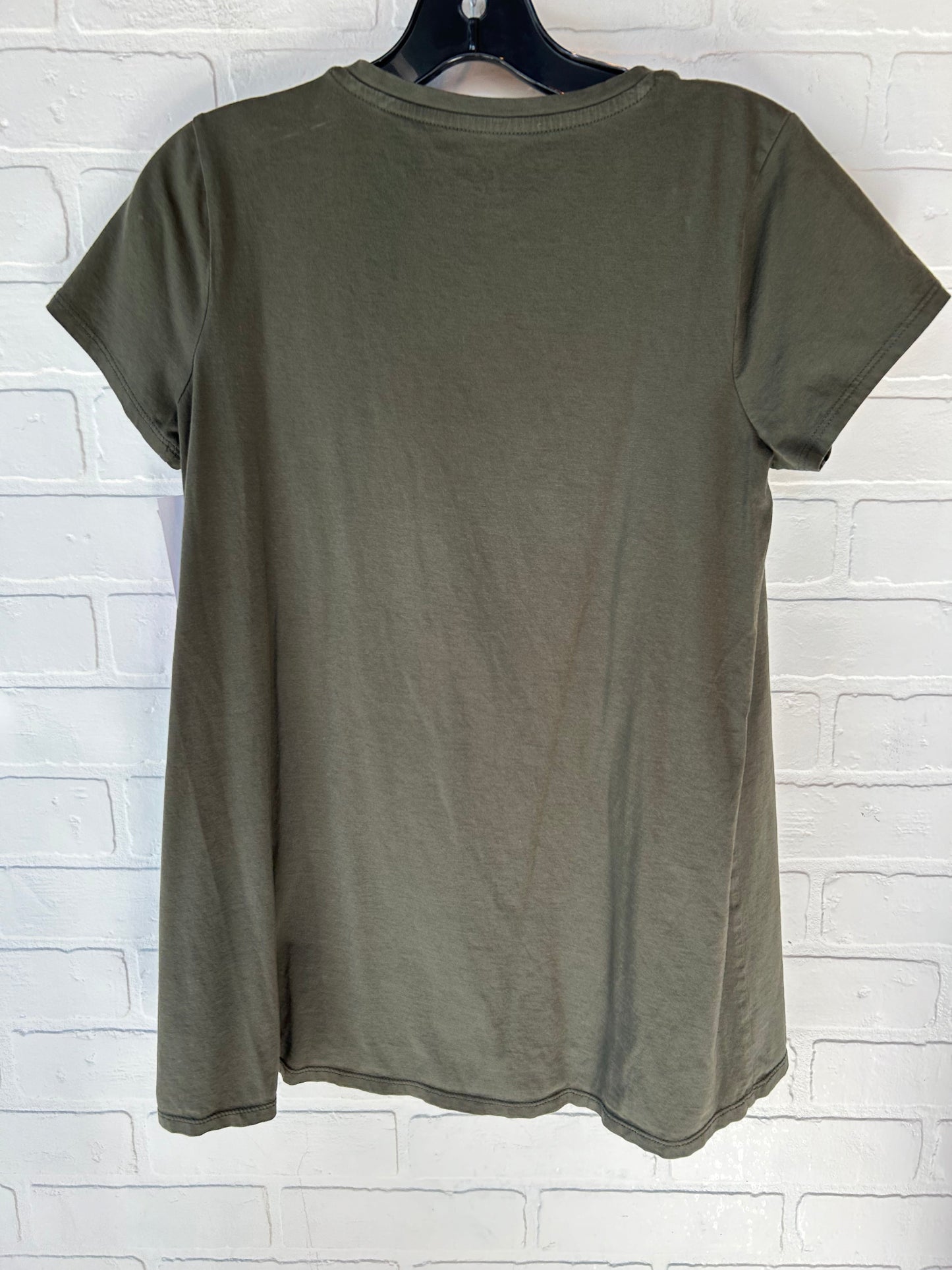 Green Top Short Sleeve Basic Pure Jill, Size Xs