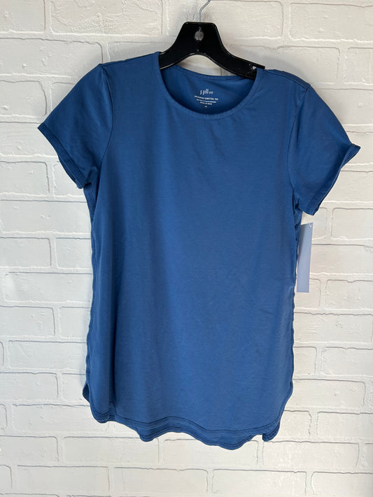 Blue Top Short Sleeve Basic J. Jill, Size Xs