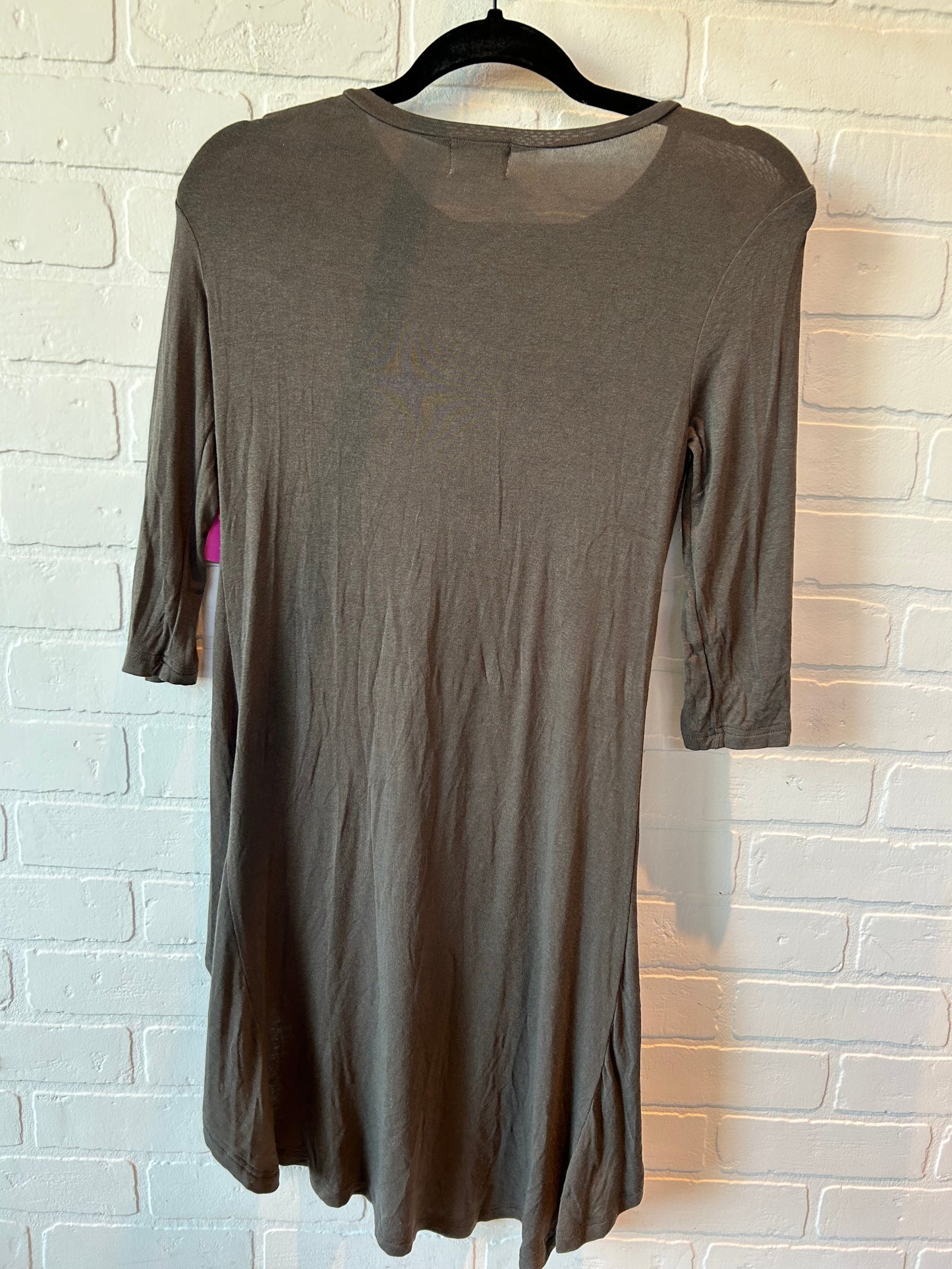 Green Tunic 3/4 Sleeve Deletta, Size Xs