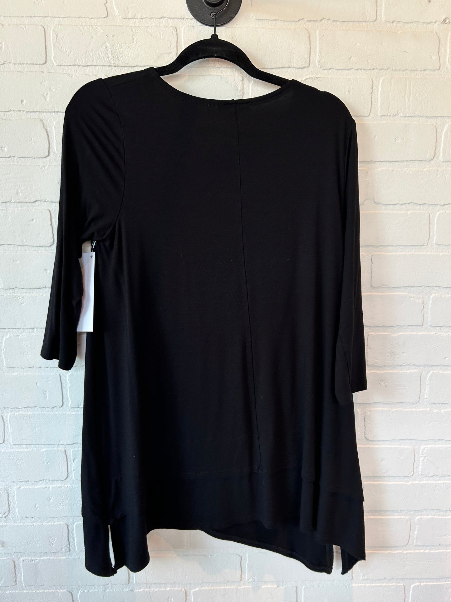 Black Top Long Sleeve Eileen Fisher, Size M