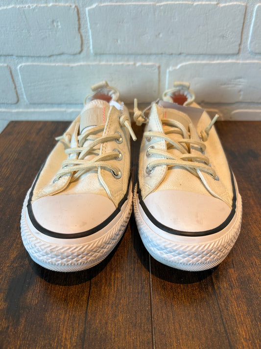Cream Shoes Sneakers Converse, Size 8.5