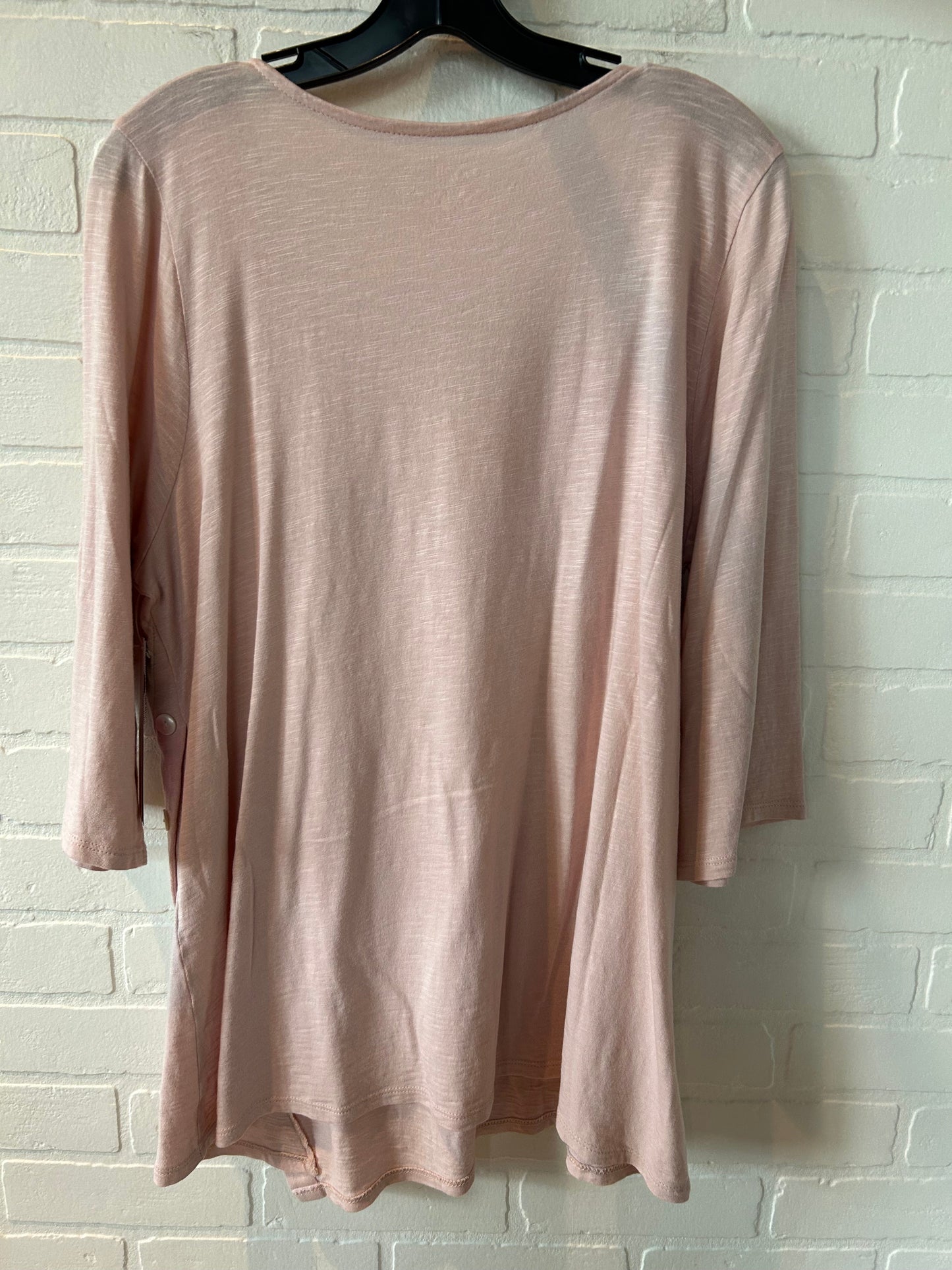 Pink Top 3/4 Sleeve Pure Jill, Size L