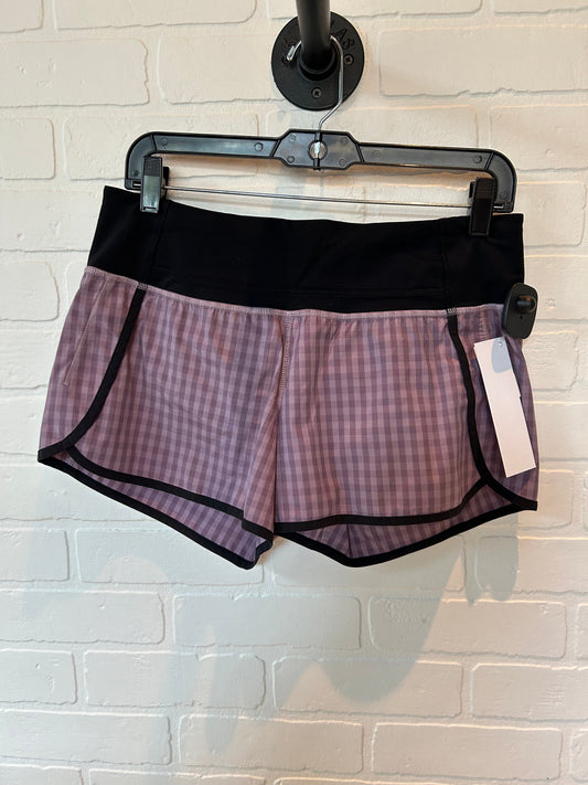 Black & Purple Athletic Shorts Lululemon, Size 6