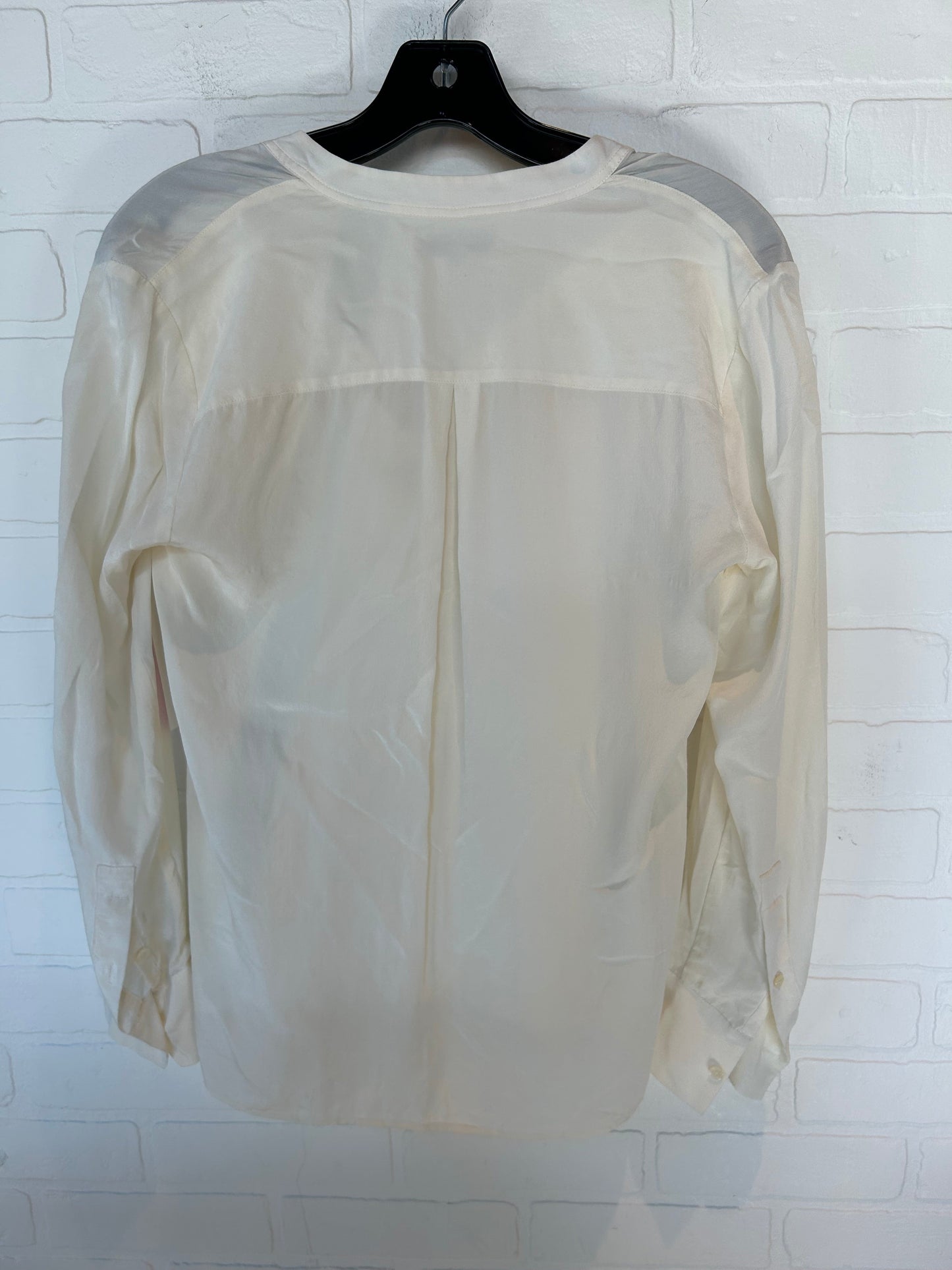 Cream Top Long Sleeve Madewell, Size S