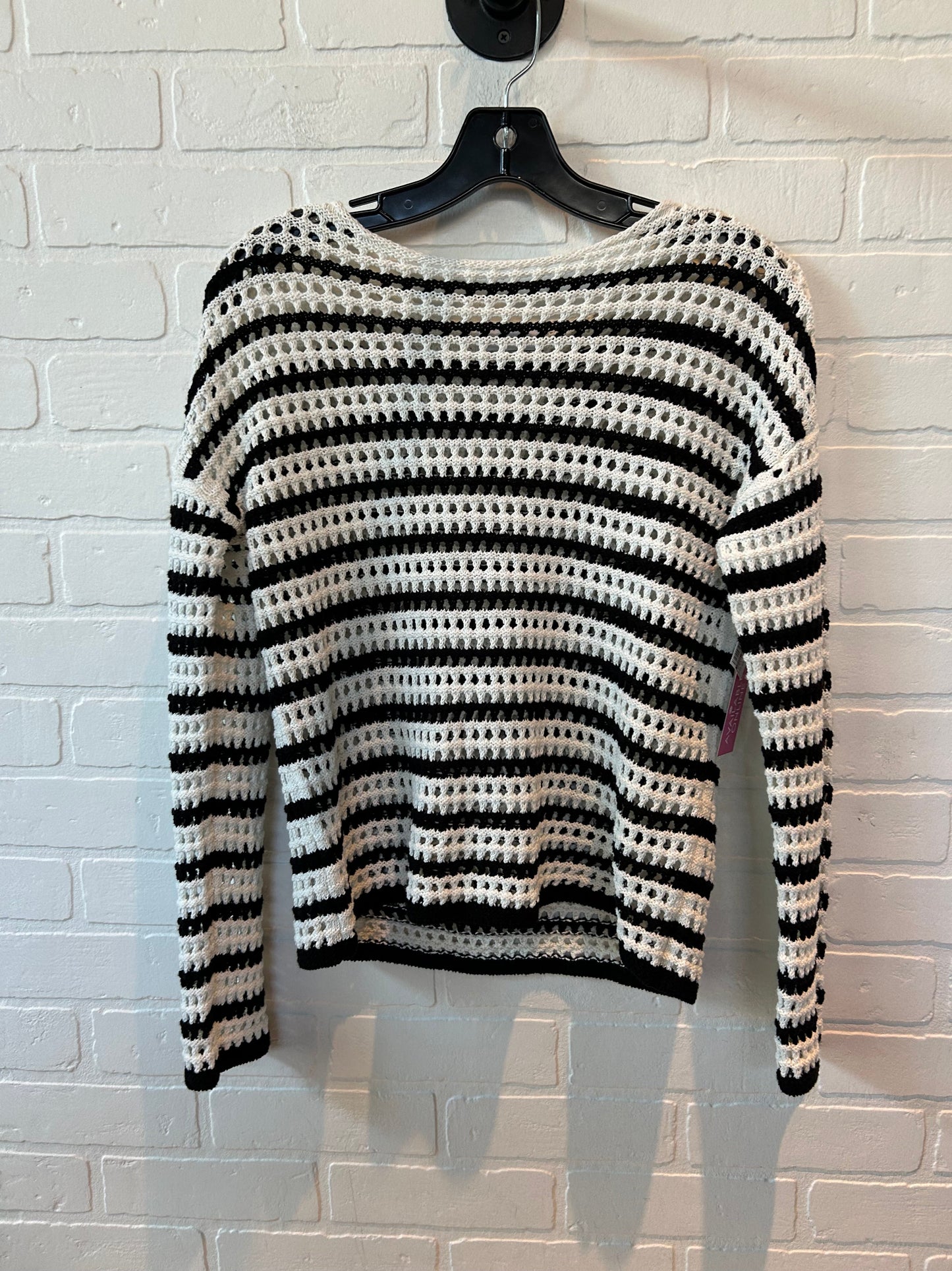 Sweater By Nine West In Black & White, Size: Xs