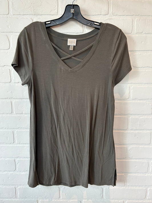 Top Short Sleeve Basic By Cupio In Green, Size: S