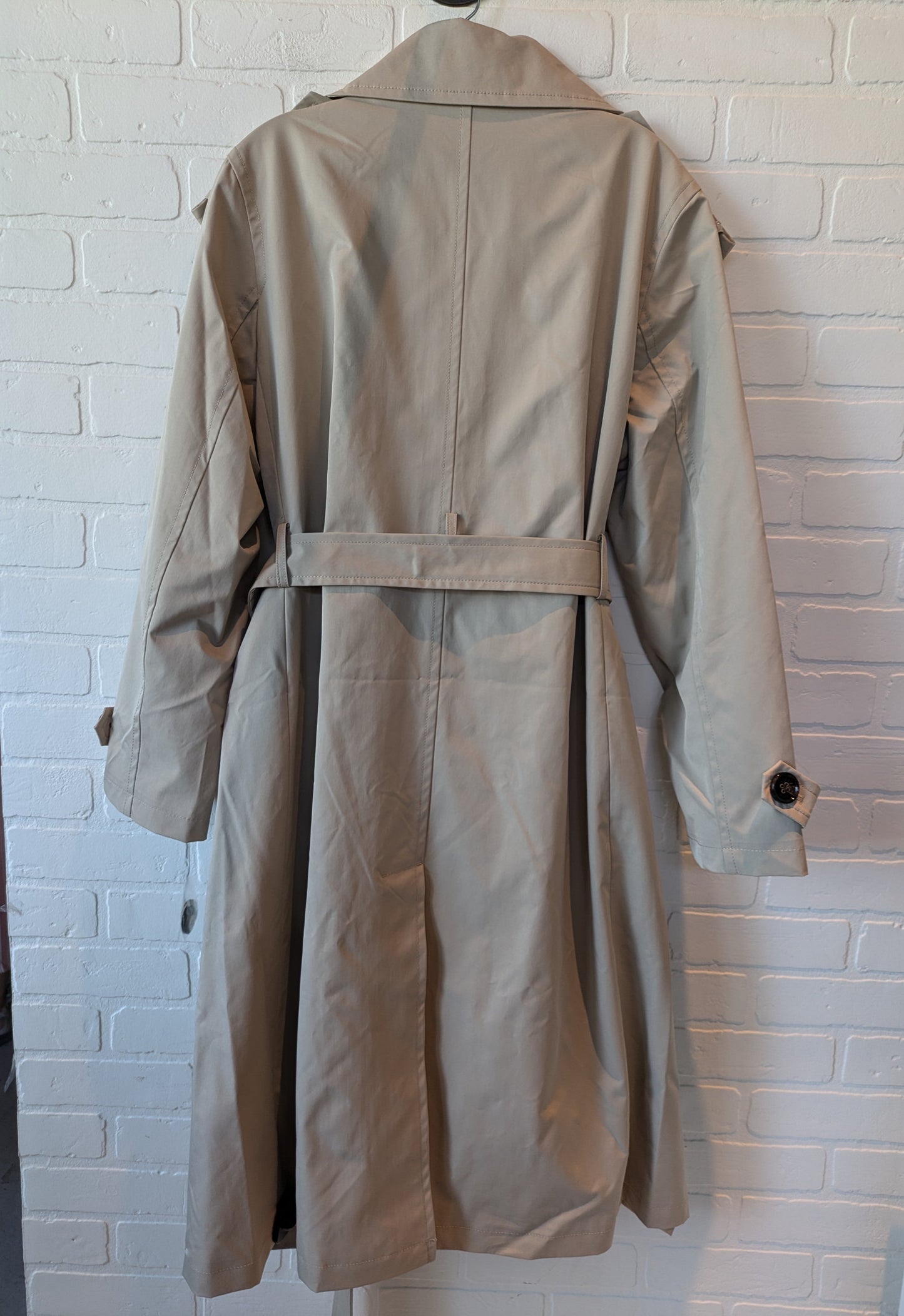 Coat Trench Coat By Sam Edelman In Tan, Size: Xl