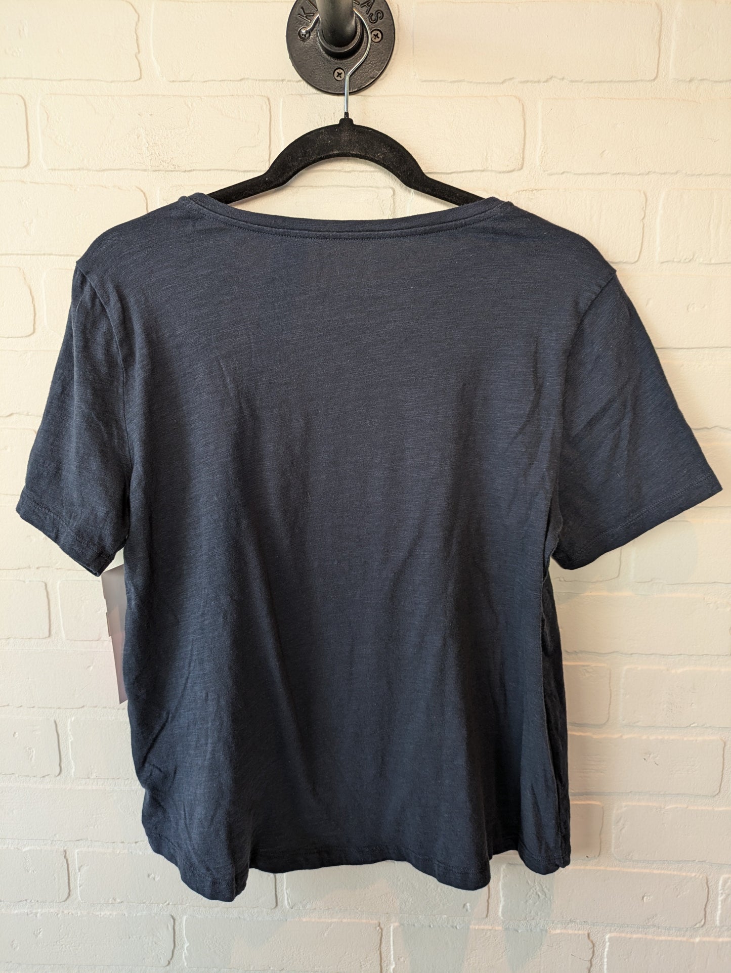 Top Short Sleeve Basic By Eileen Fisher In Blue, Size: S