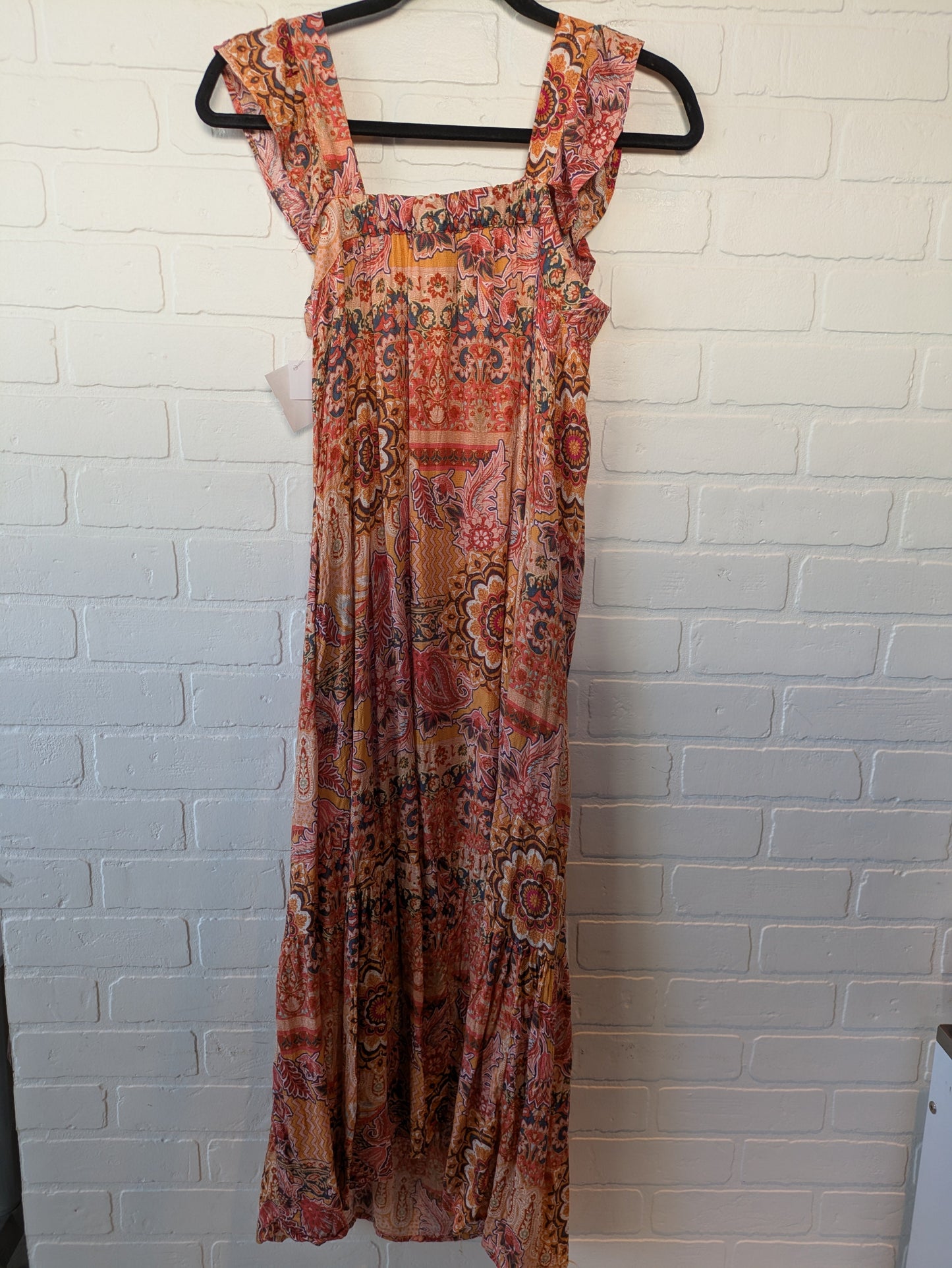 Dress Casual Midi By Knox Rose In Orange, Size: S