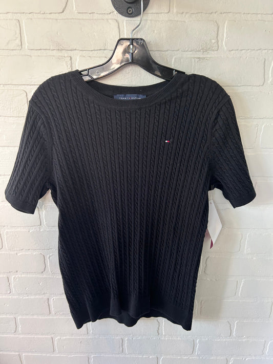 Sweater Short Sleeve By Tommy Hilfiger In Navy, Size: M