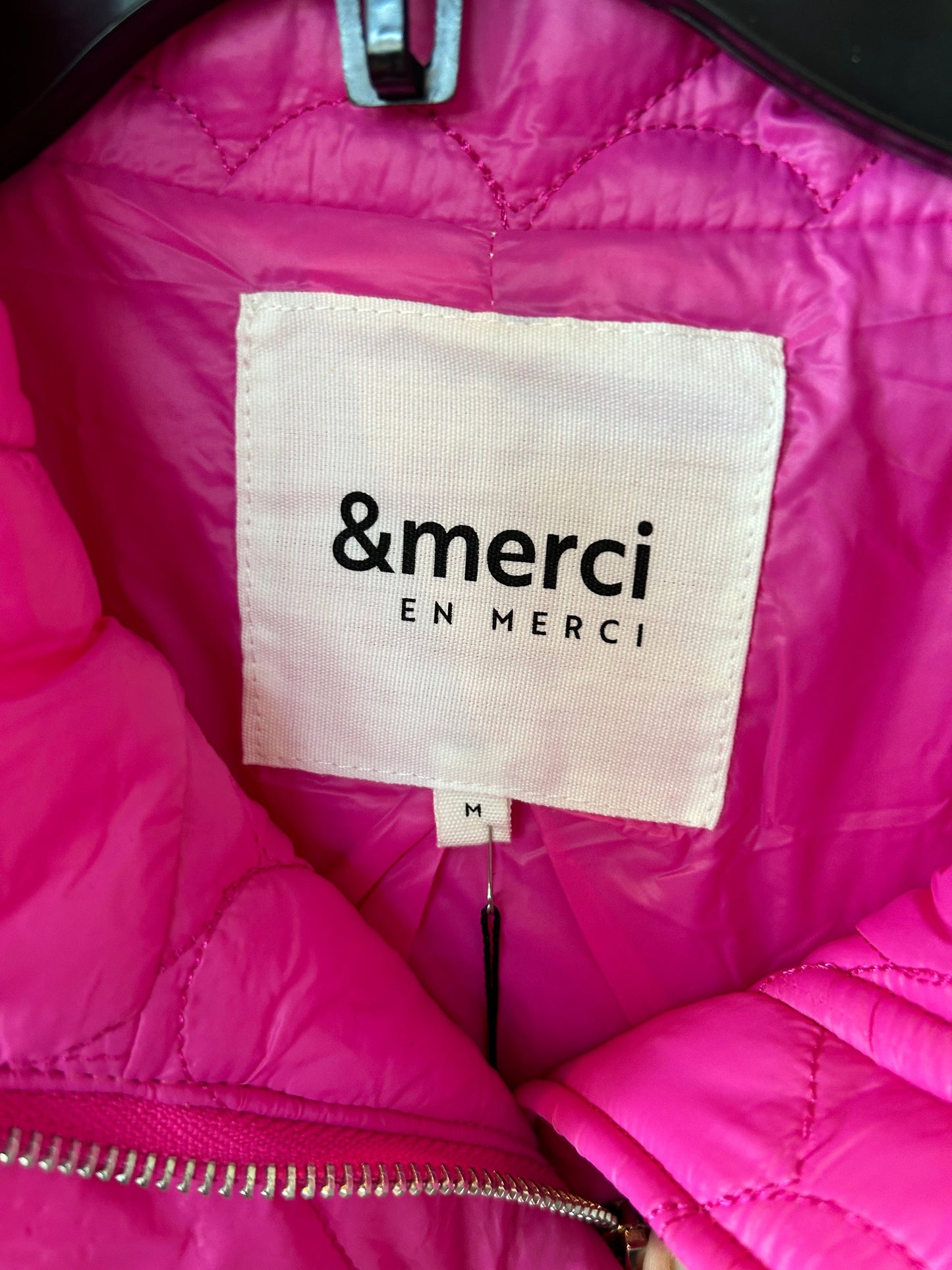 Jacket Puffer & Quilted By Clothes Mentor In Pink, Size: M