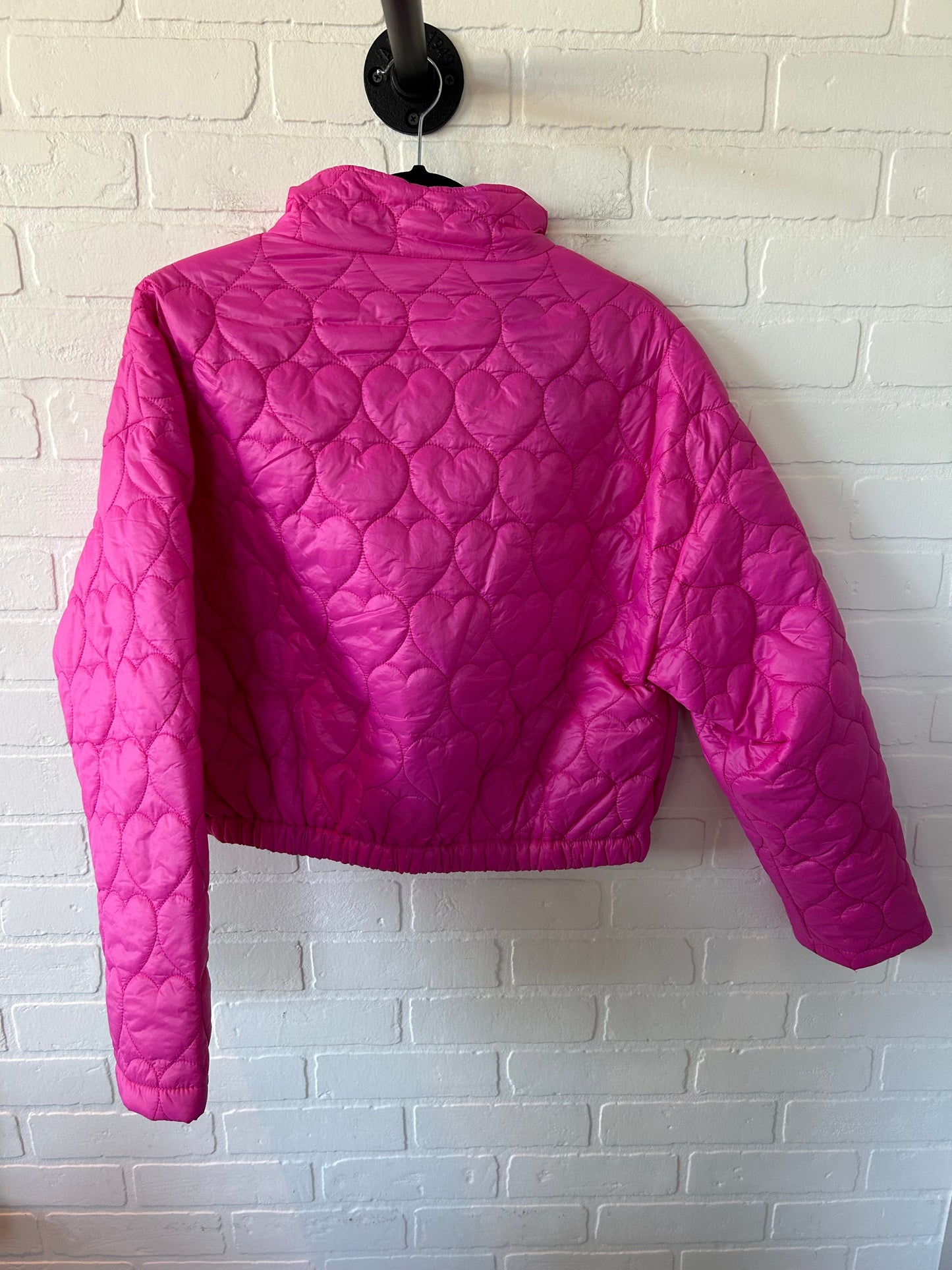 Jacket Puffer & Quilted By Clothes Mentor In Pink, Size: L