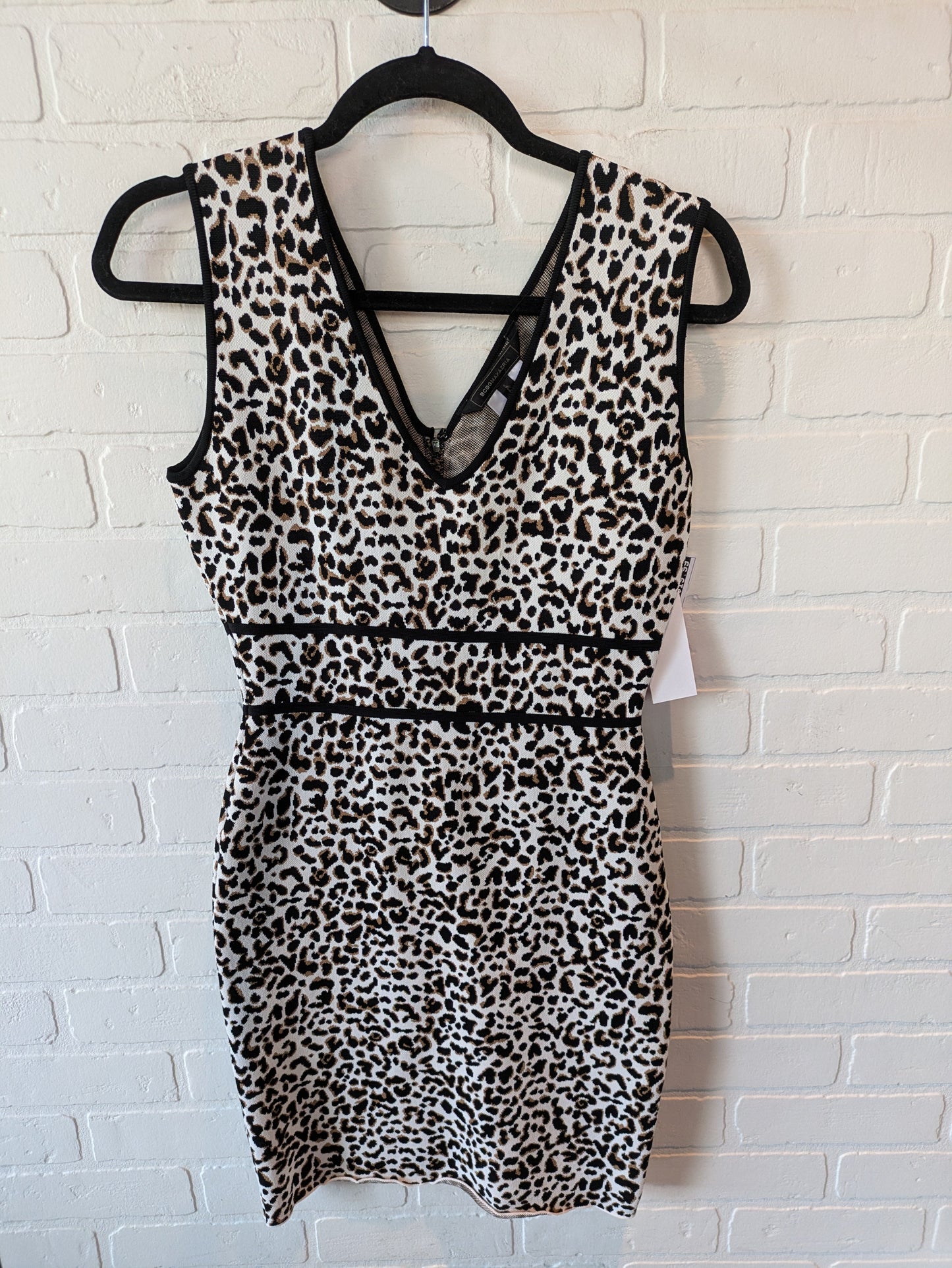 Dress Casual Short By Bcbgmaxazria In Animal Print, Size: M