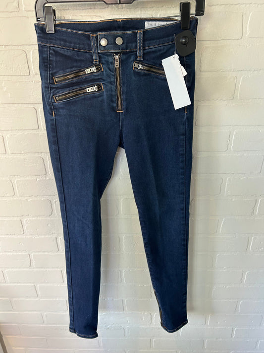 Jeans Skinny By Rag & Bones Jeans In Blue Denim, Size: 2