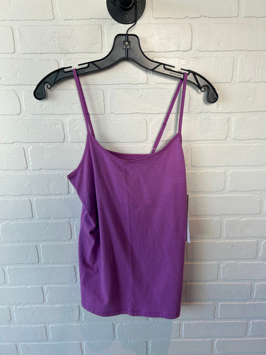 Tank Top By Time And Tru In Purple, Size: S