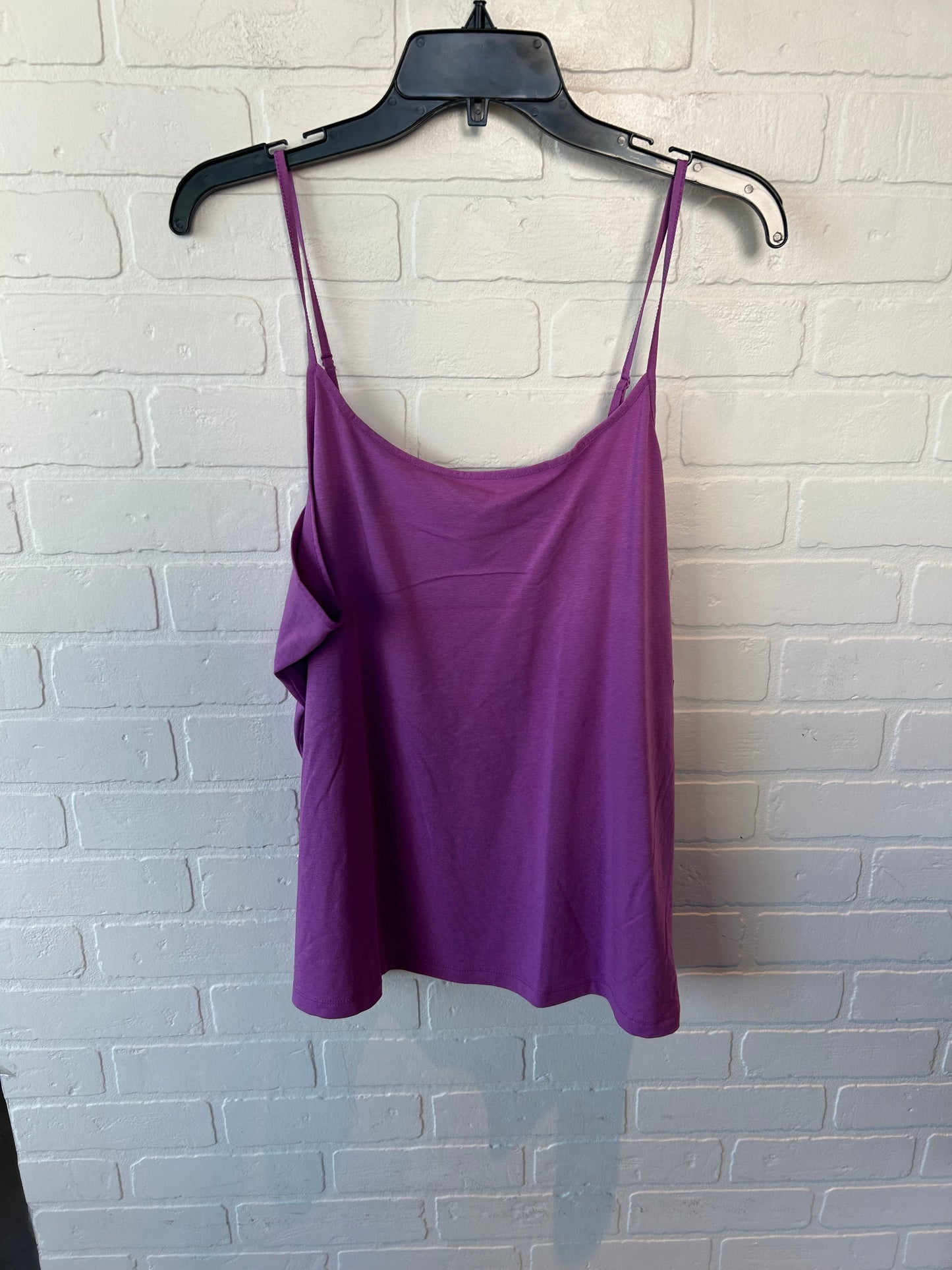 Tank Top By Time And Tru In Purple, Size: 1x