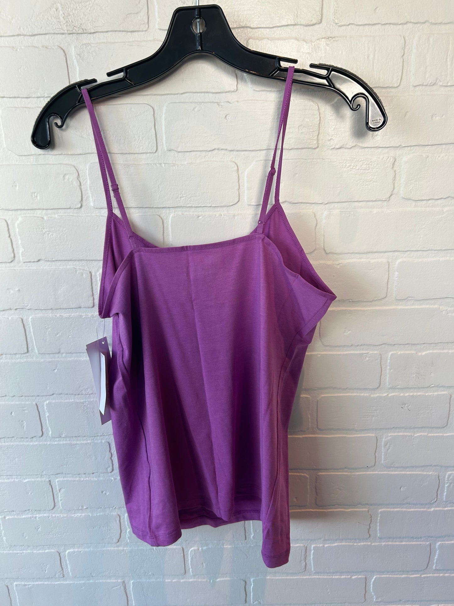 Tank Top By Time And Tru In Purple, Size: M