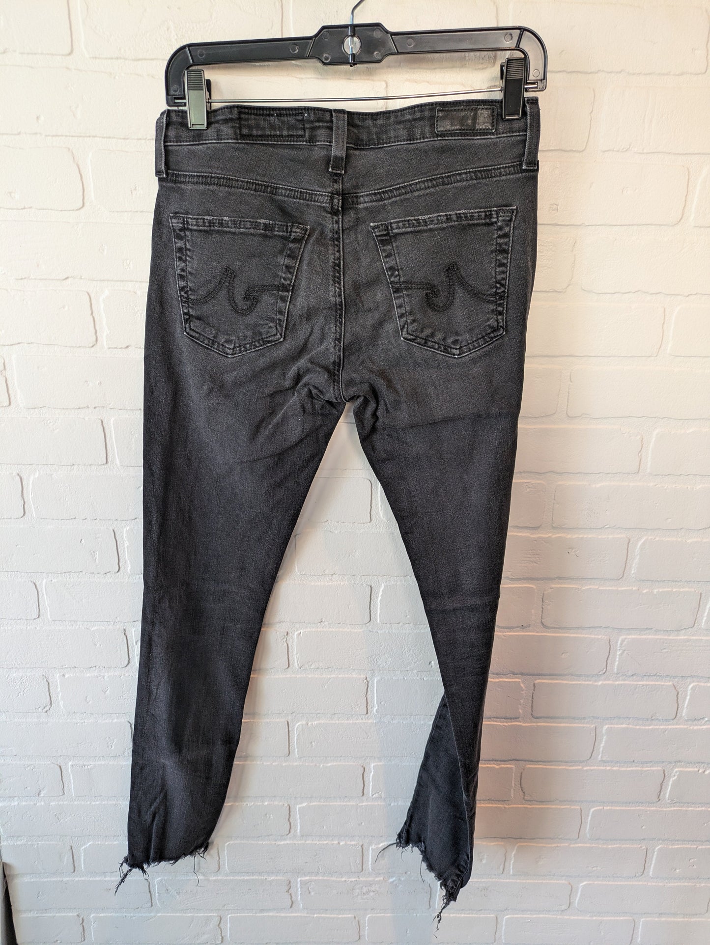 Jeans Skinny By Adriano Goldschmied In Black Denim, Size: 2