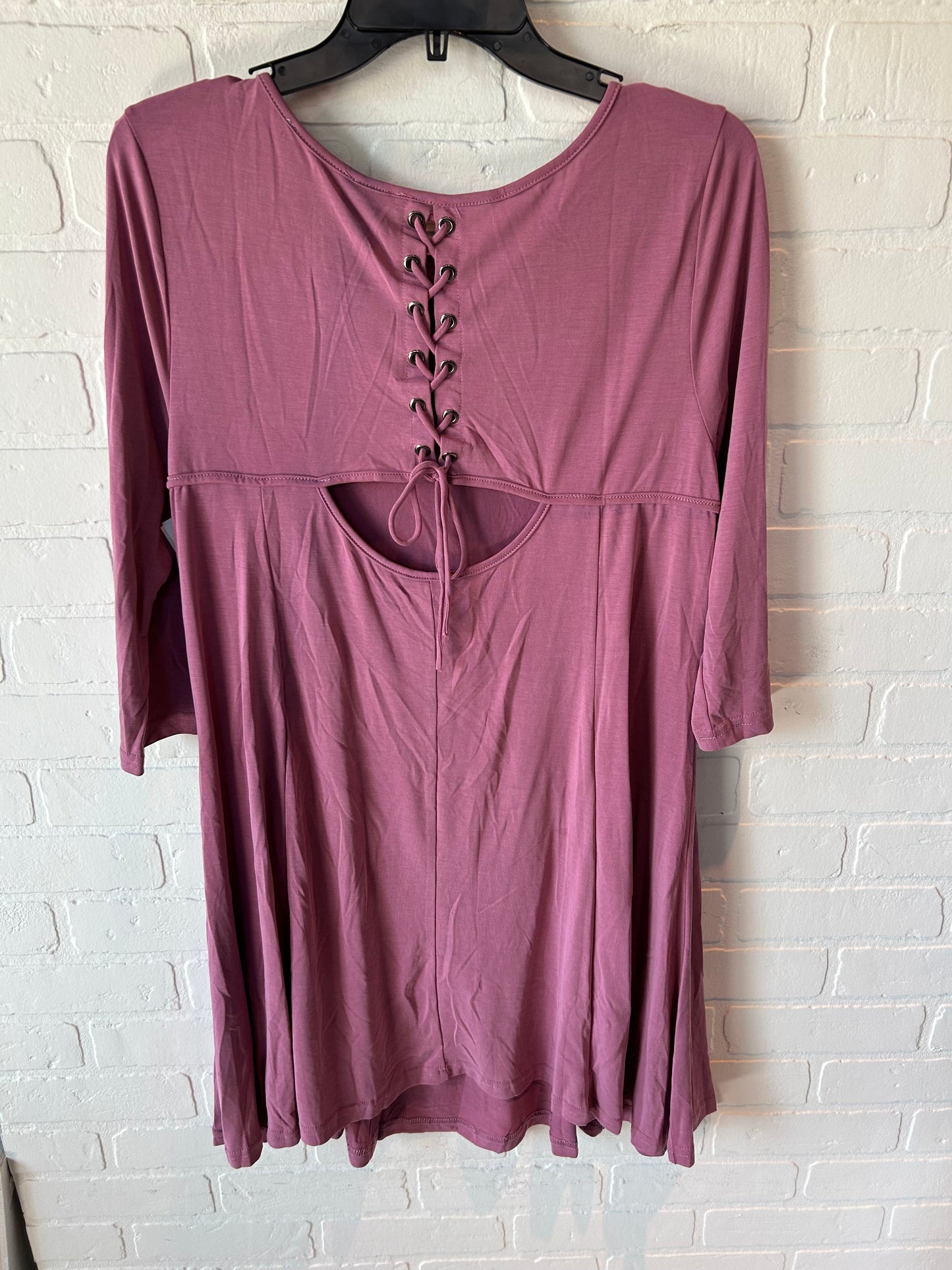 Tunic 3/4 Sleeve By She + Sky In Pink, Size: L