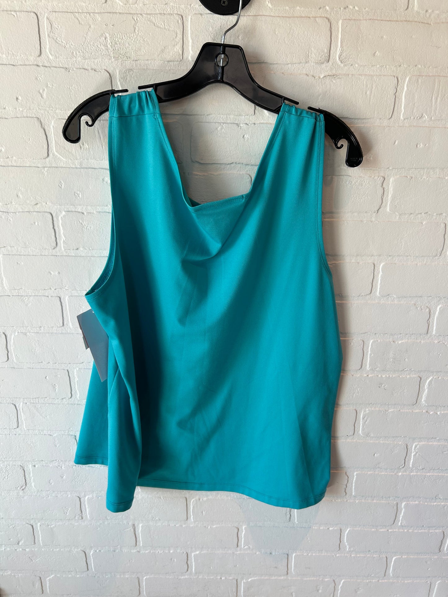 Top Sleeveless Basic By Susan Graver In Blue, Size: Xl