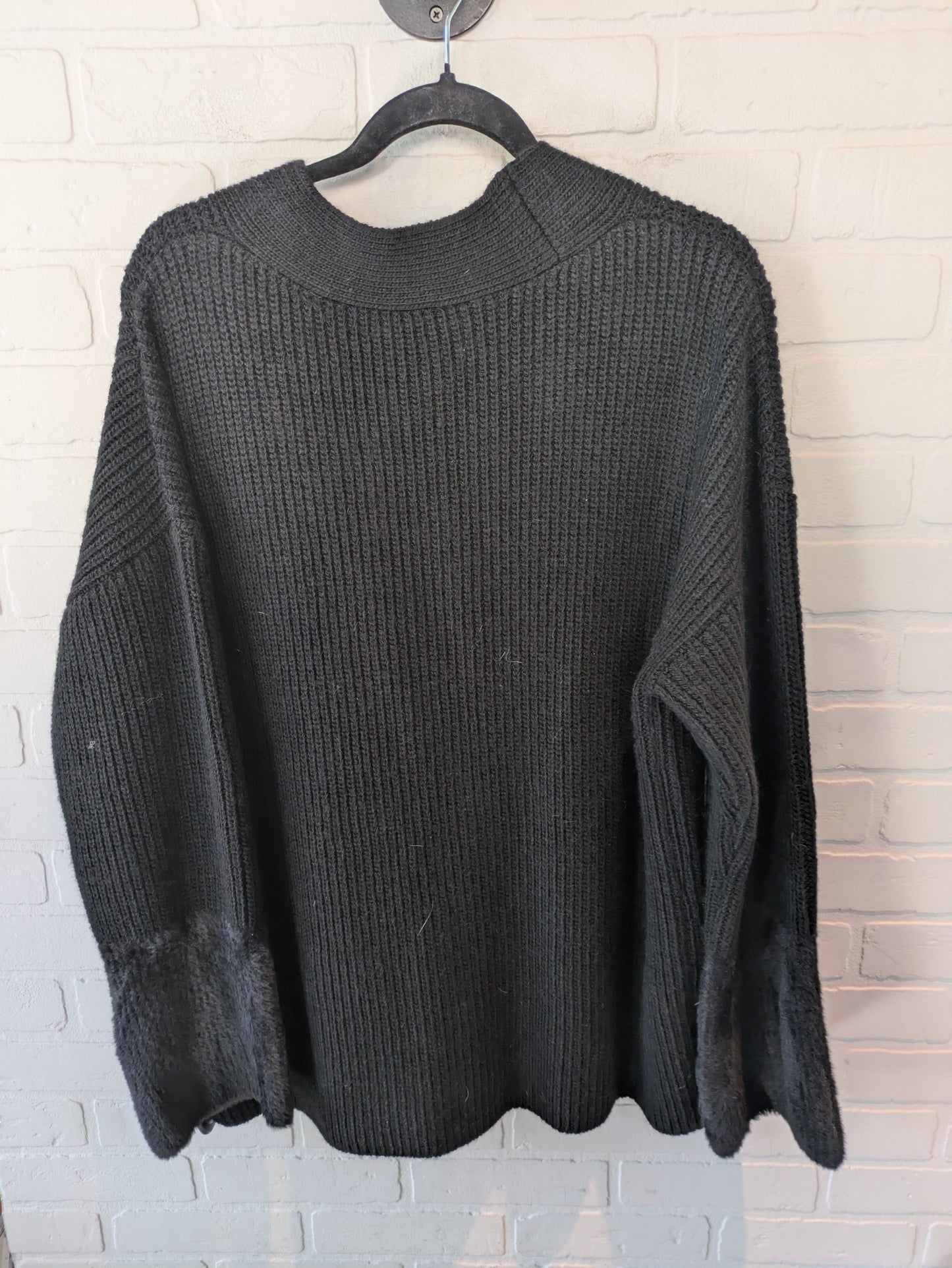 Sweater Cardigan By NOCTURNE  In Black, Size: Xl