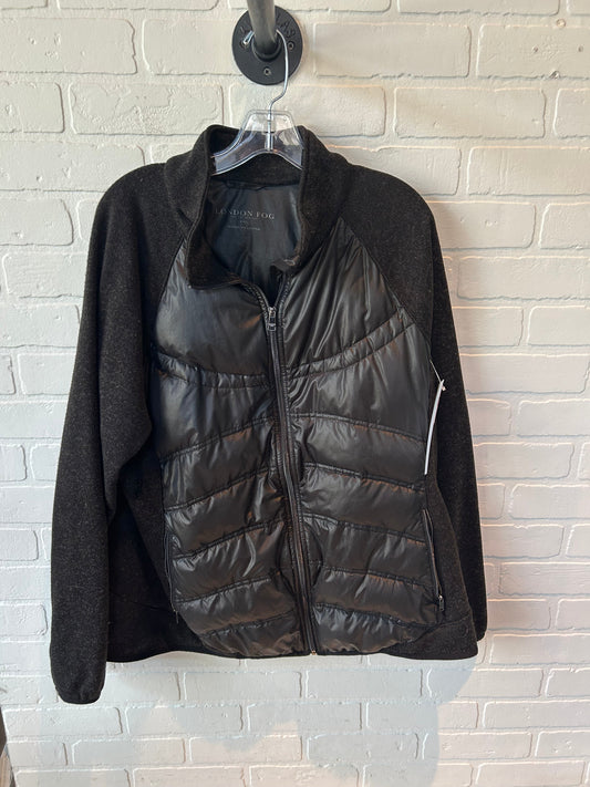 Jacket Puffer & Quilted By London Fog In Black, Size: 1x