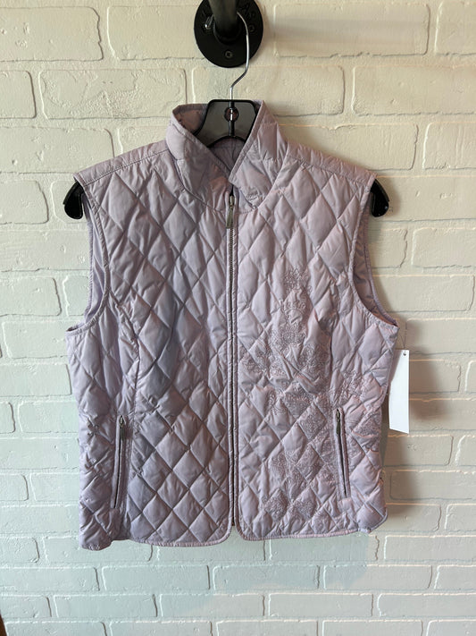 Vest Puffer & Quilted By Eddie Bauer In Purple, Size: M