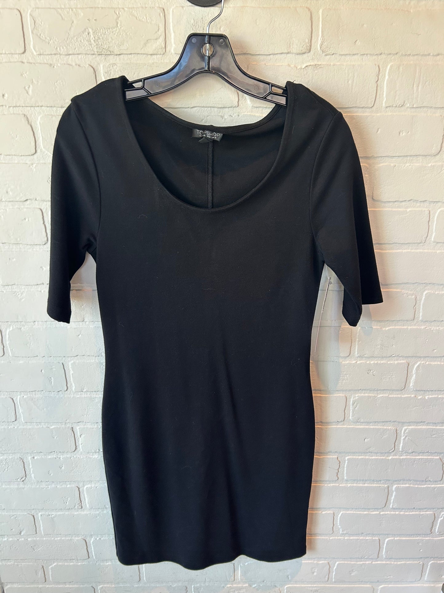 Dress Casual Midi By Top Shop In Black, Size: M