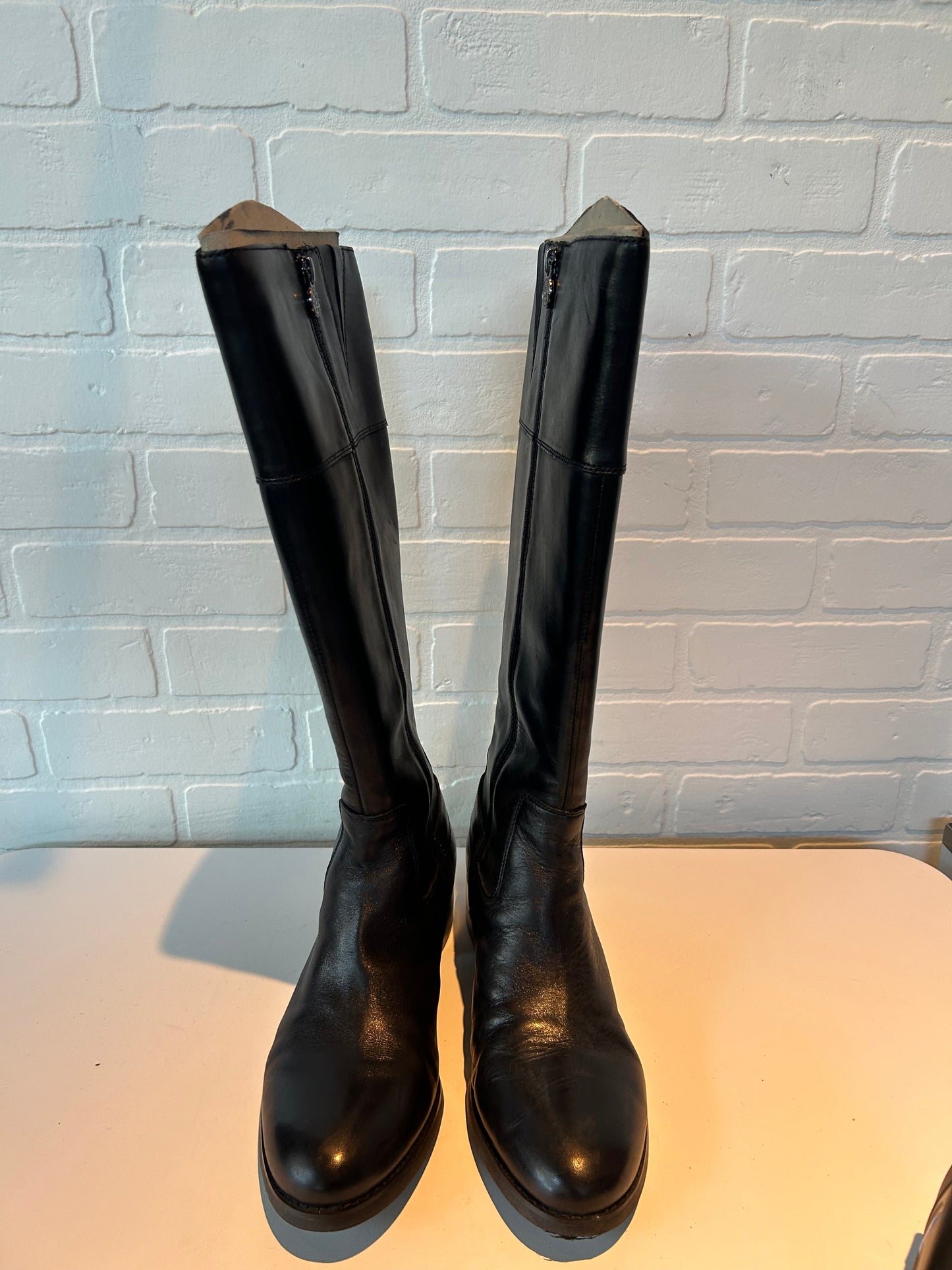 Boots Knee Flats By Etienne Aigner In Black, Size: 11