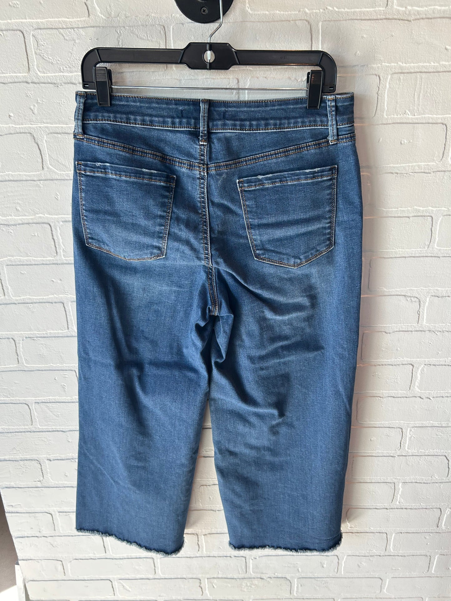 Jeans Cropped By Apt 9 In Blue Denim, Size: 10