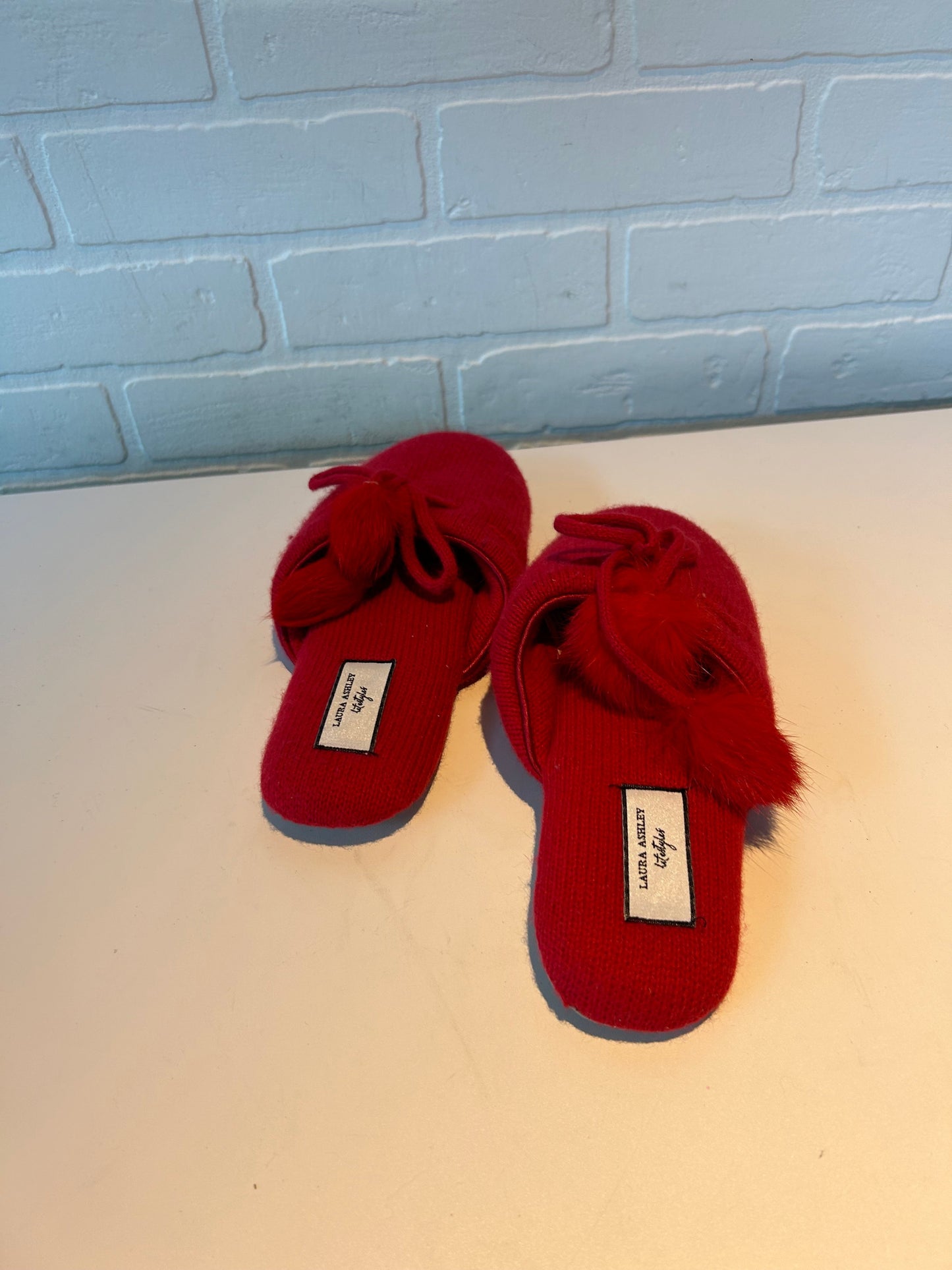 Slippers By Laura Ashley In Red, Size: 6.5