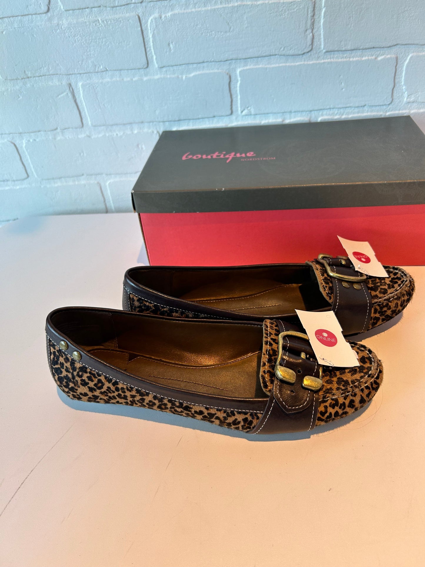 Shoes Flats By Nordstrom In Animal Print, Size: 9