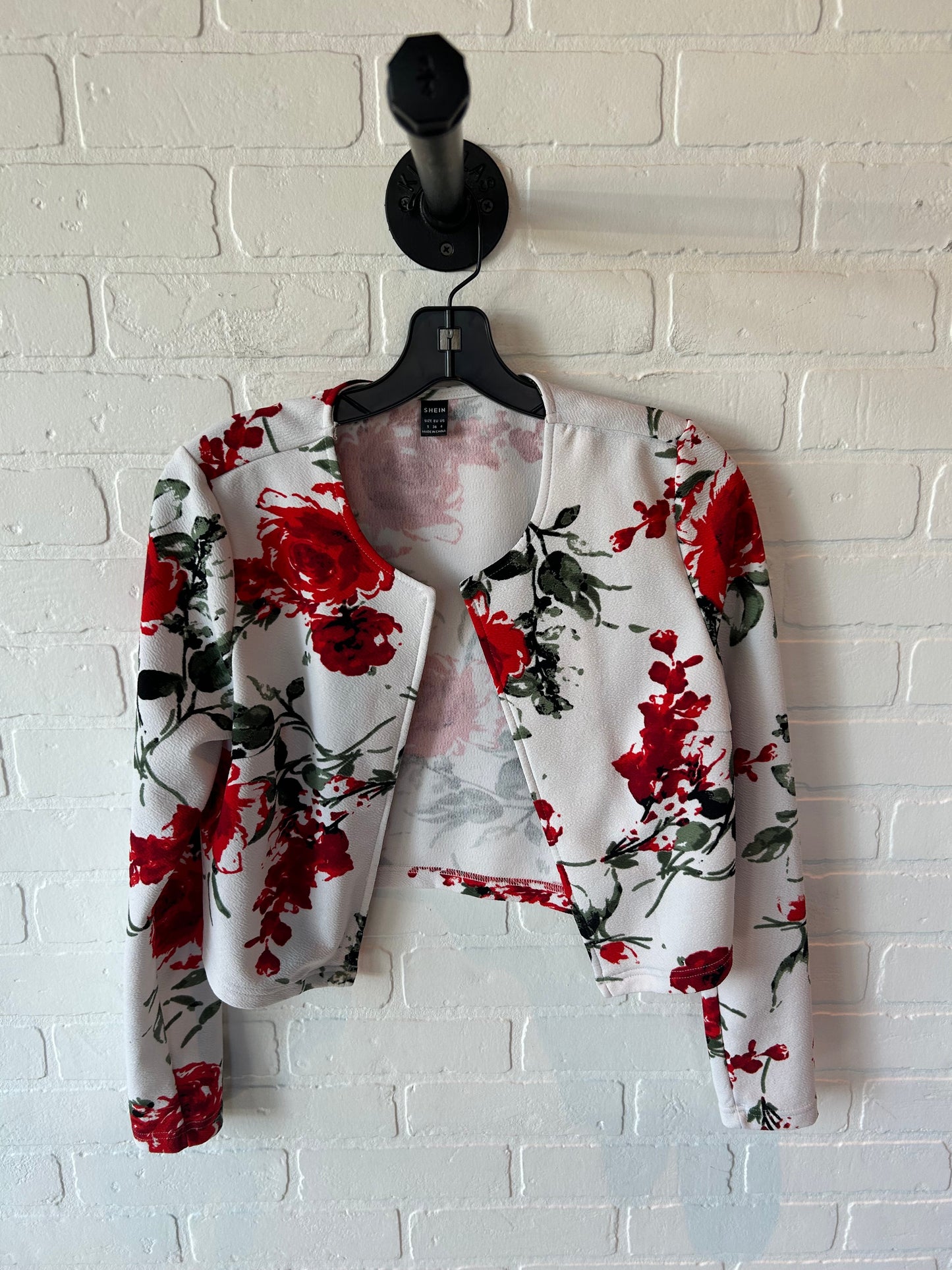 Blazer By Shein In Red & White, Size: S