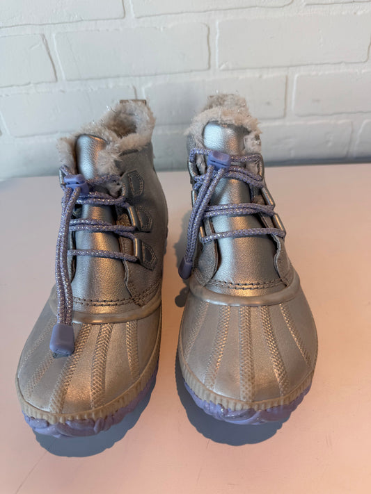 Boots Snow By Sorel In Purple & Silver, Size: 5