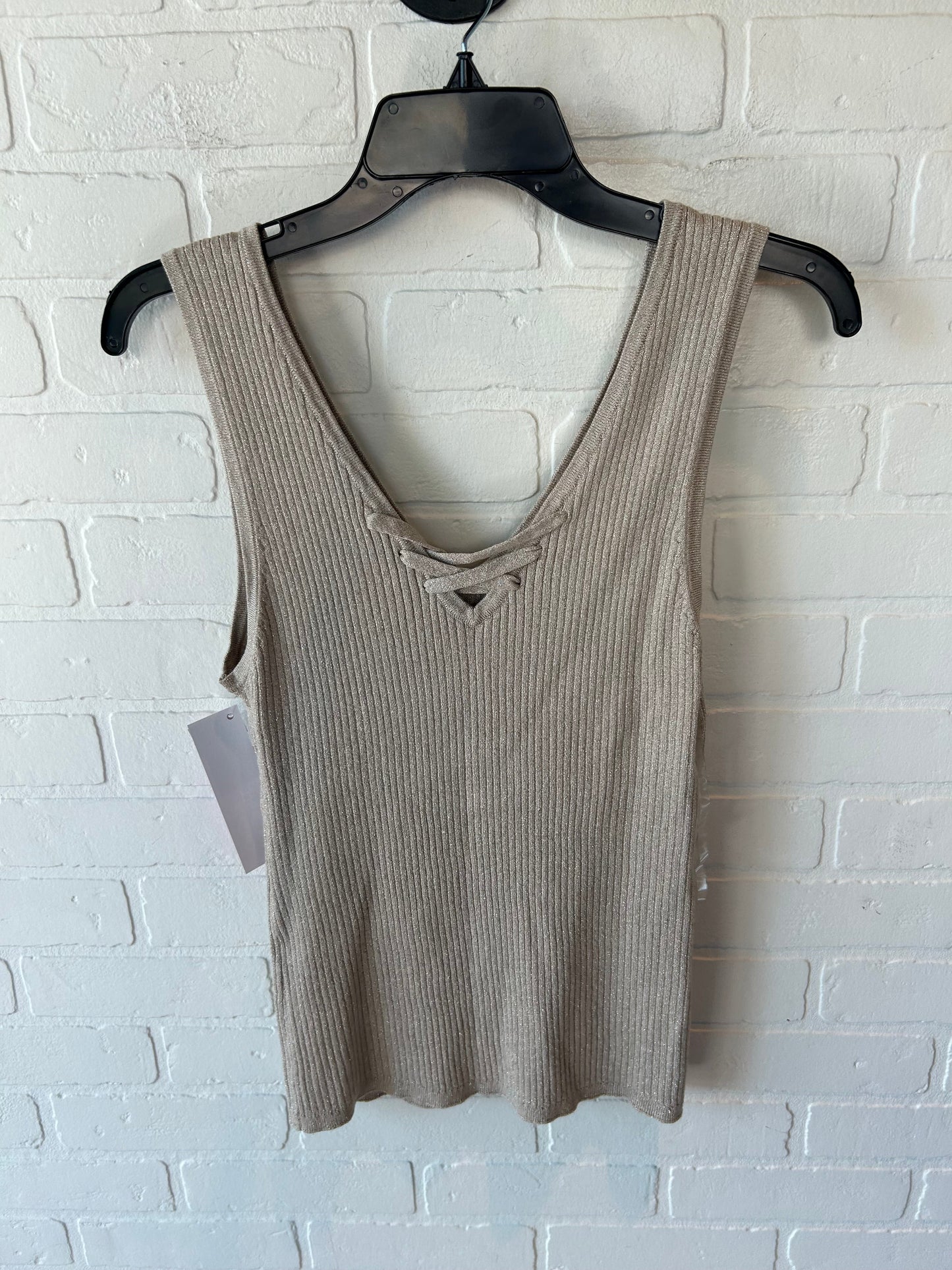 Top Sleeveless By White House Black Market In Gold, Size: M