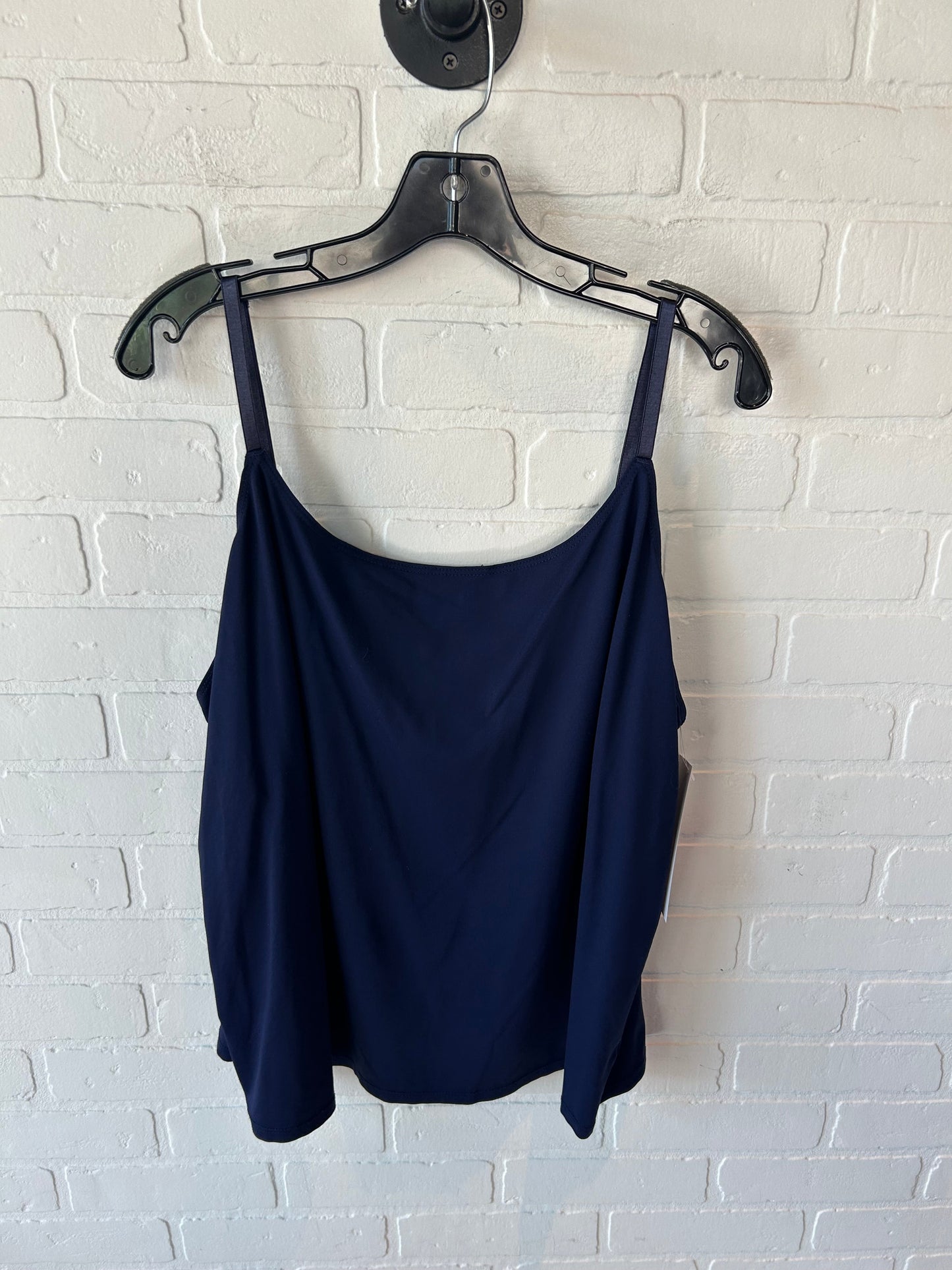 Tank Top By Coldwater Creek In Navy, Size: 2x