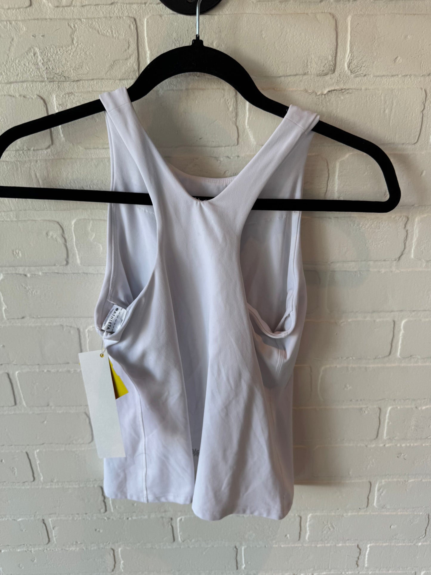 Athletic Tank Top By Athleta In White, Size: S