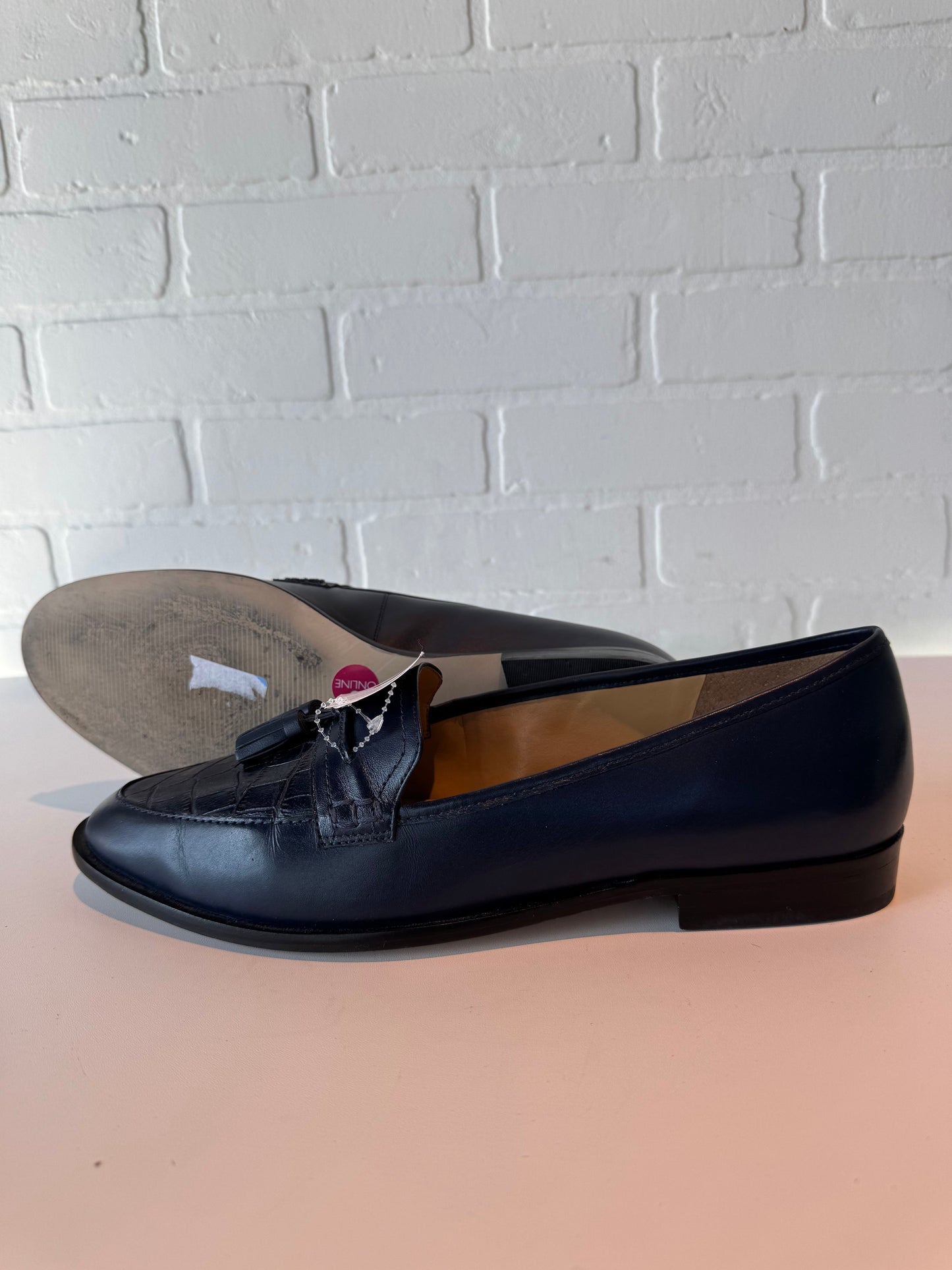 Shoes Flats By Talbots In Navy, Size: 10