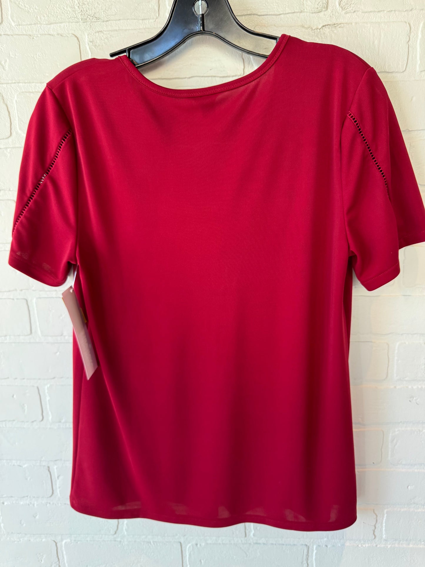 Top Sleeveless By Ann Taylor In Red, Size: S